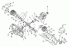 Echo REC-600 - Pole Saw / Pruner Ersatzteile Engine, Crankcase, Cover
