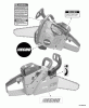 Echo QV-680 - Quick Vent Chain Saw, S/N: C03403001001 - C03403999999 Ersatzteile Labels
