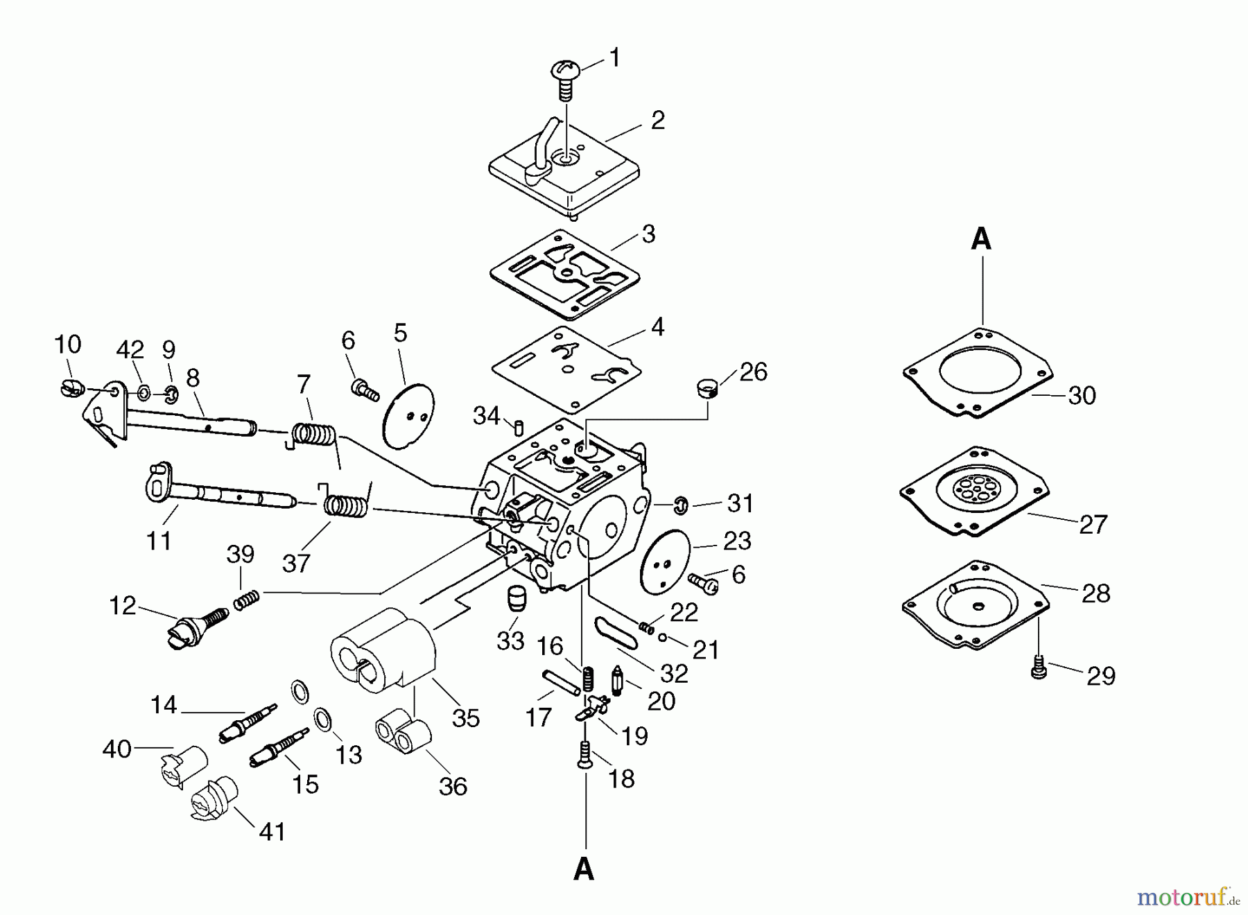  Echo Trimmer, Faden / Bürste BCLS-580 - Echo String Trimmer / Brush Cutter Carburetor
