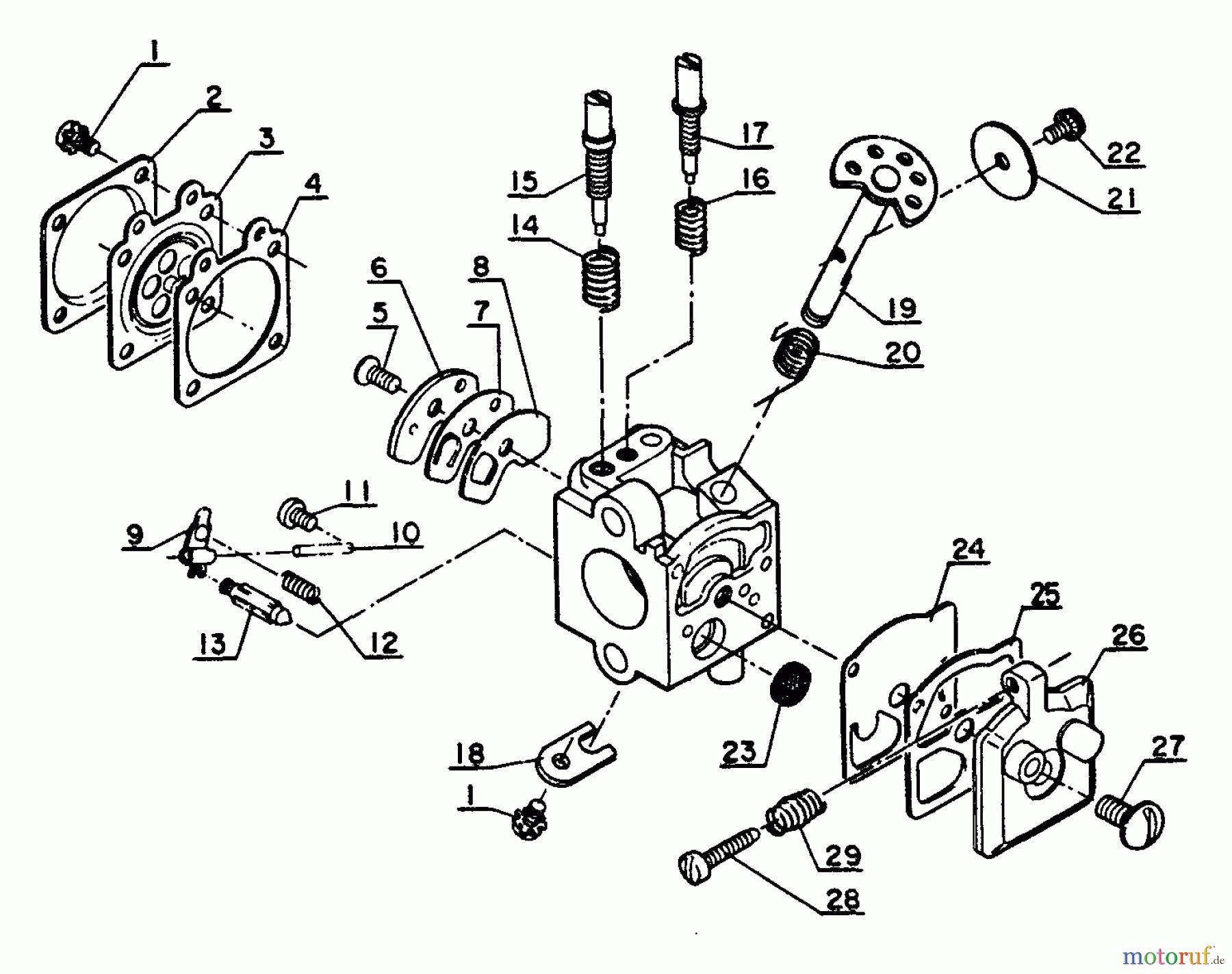 Echo Trimmer, Faden / Bürste SRM-302ADX - Echo String Trimmer Carburetor