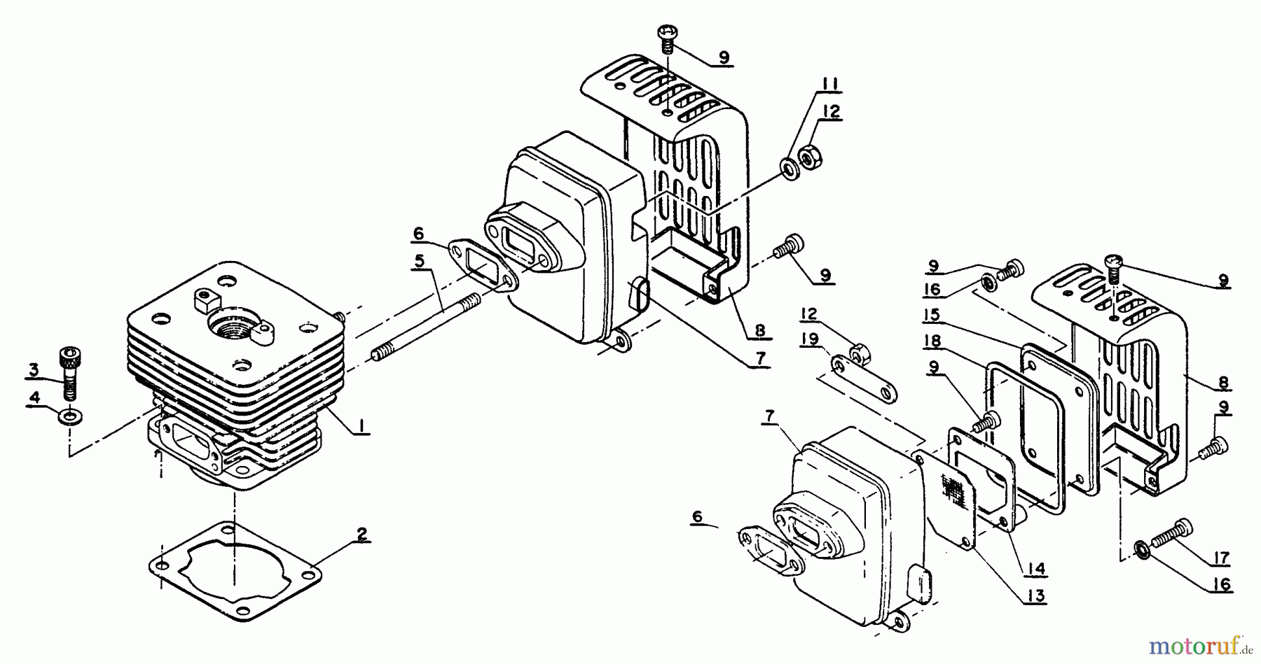 Echo Trimmer, Faden / Bürste SRM-302ADX - Echo String Trimmer Cylinder