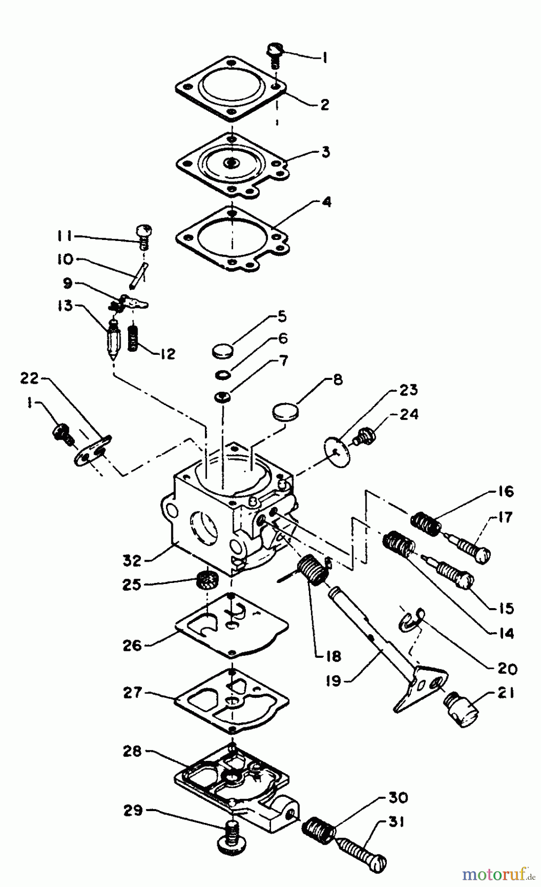  Echo Trimmer, Faden / Bürste SRM-400BE - Echo String Trimmer Carburetor