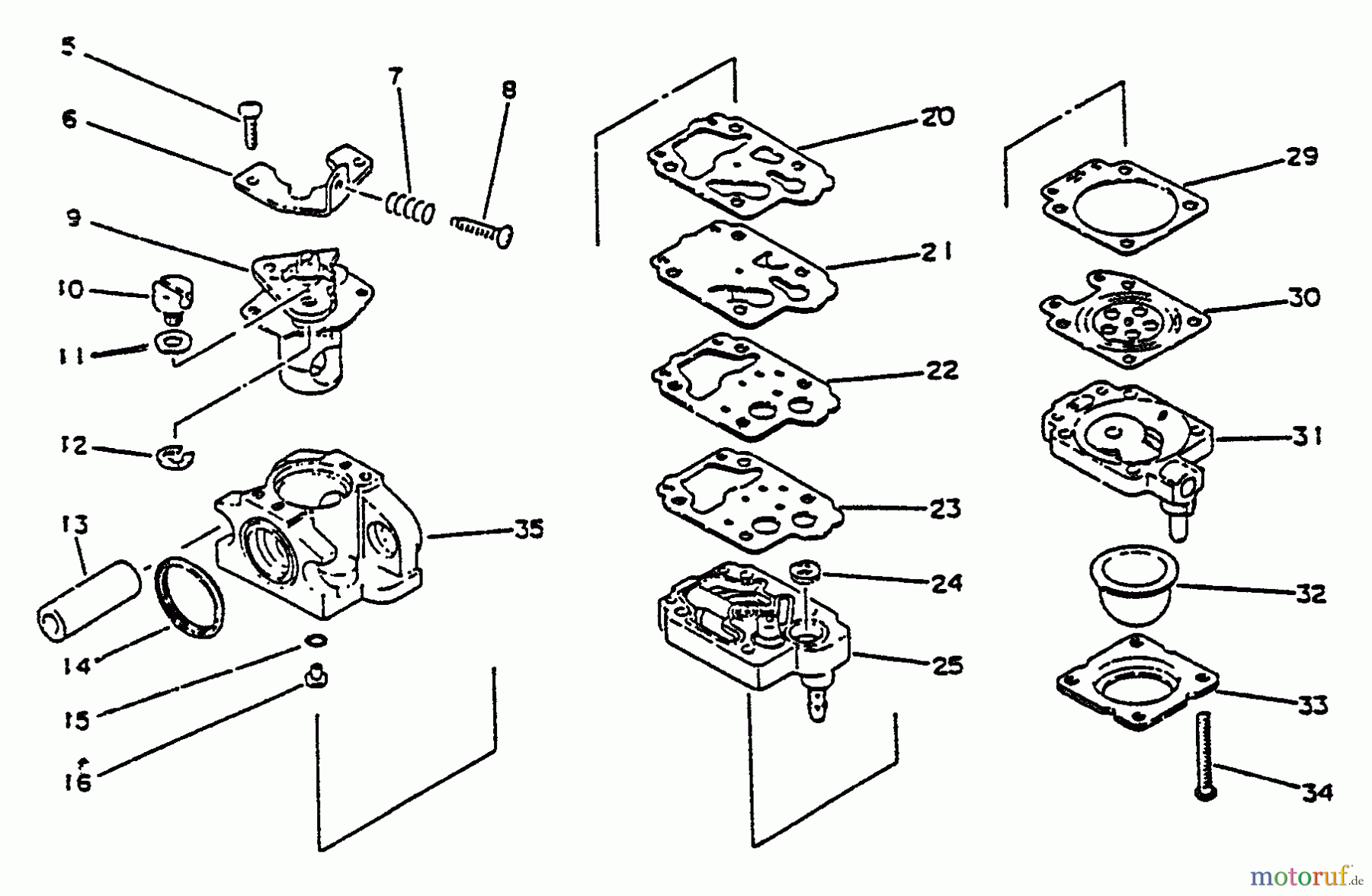 Echo Kantenschneider PE-2201 - Echo Edger Carburetor