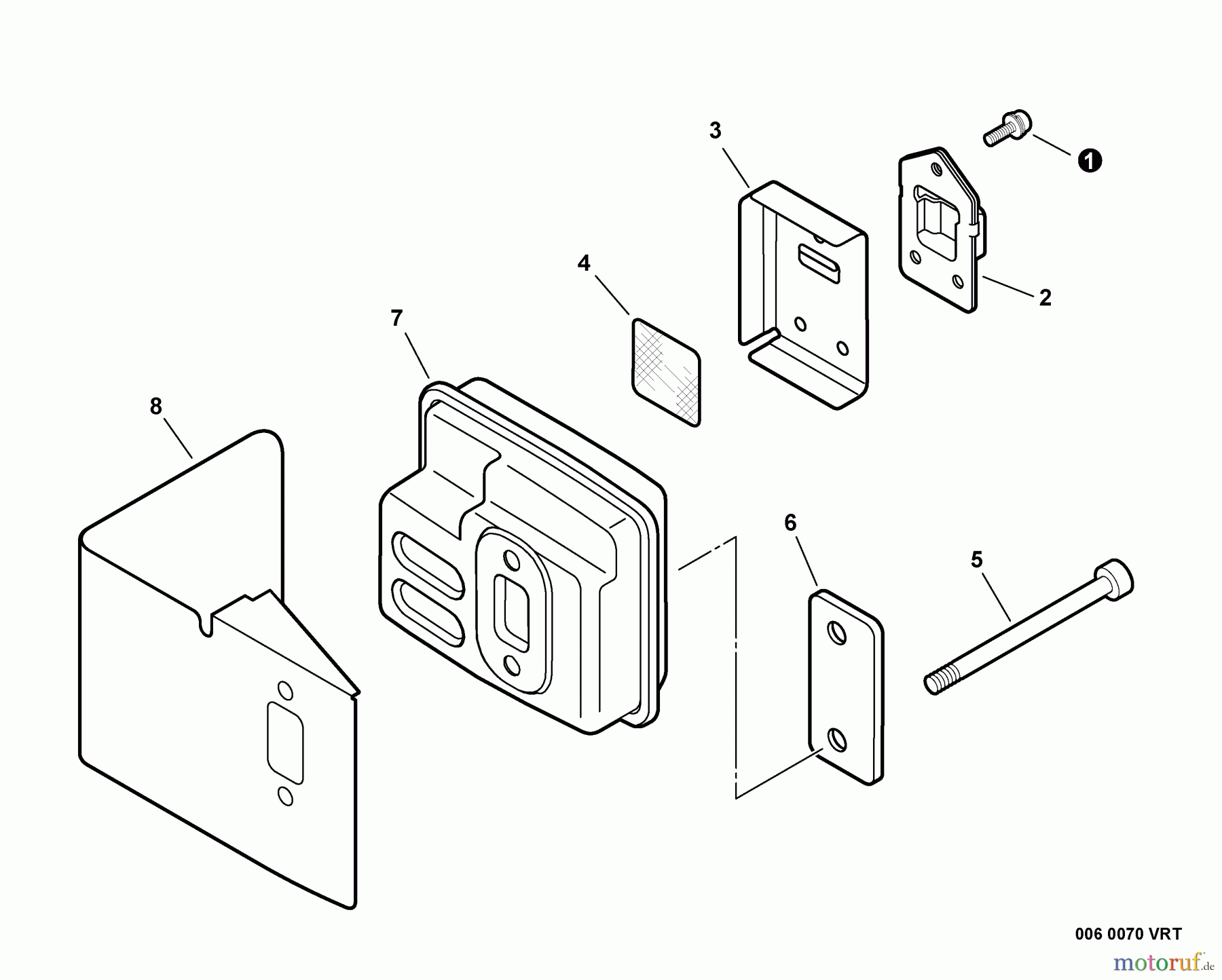  Echo Heckenscheren HC-152 - Echo Hedge Trimmers, S/N: S94012001001 - S94012999999 Exhaust