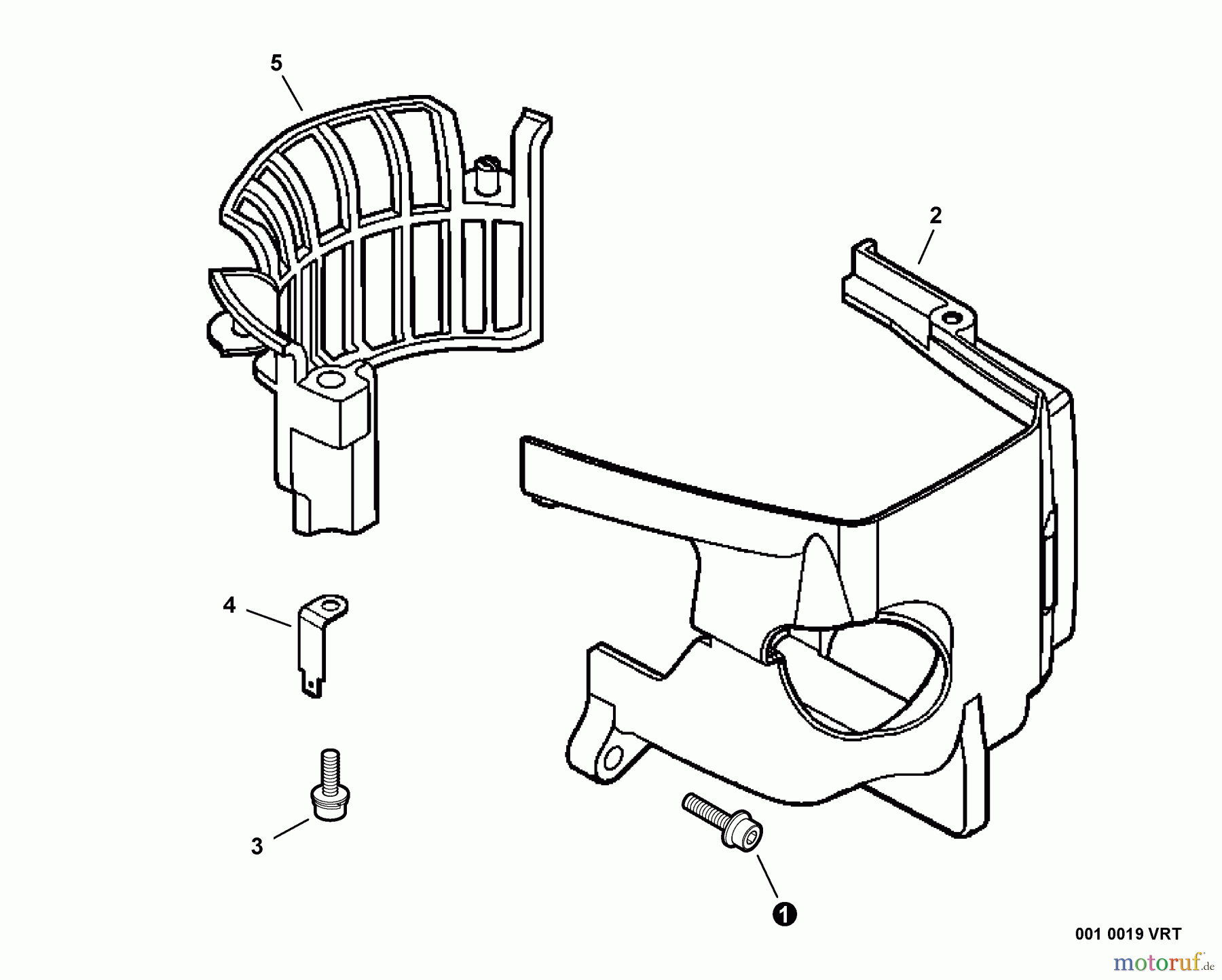  Echo Heckenscheren HC-165 - Echo Hedge Trimmer, S/N: S84013001001 - S84013999999 Engine Cover, Debris Guard