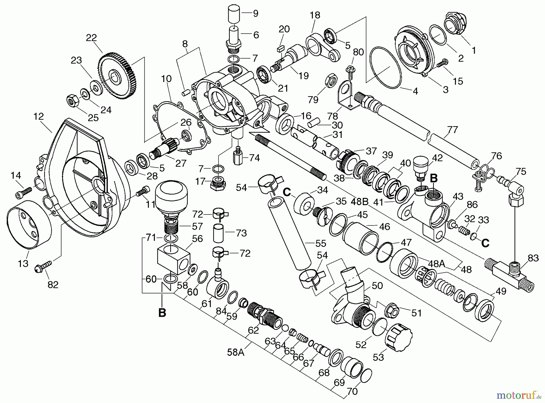  Echo Heckenscheren SHP-800 - Echo Shaft Hedge Trimmer, Pressure Pump Twin Nozzle Type