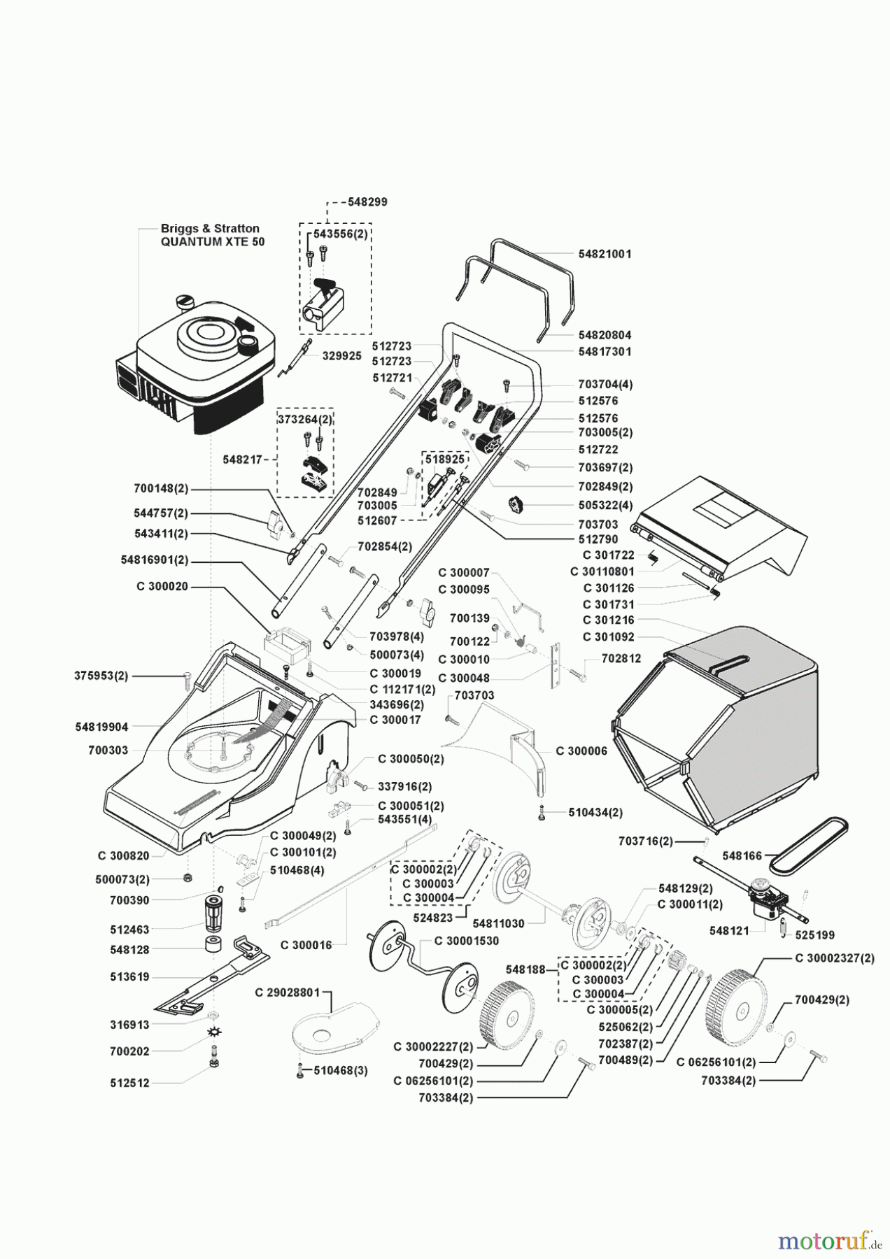  AL-KO Gartentechnik Benzinrasenmäher Highline 465 V vor 02/1998 Seite 1
