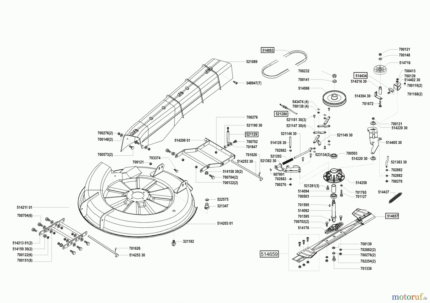  Turbosilent Gartentechnik Rasentraktor 12-75 vor 02/2002 Seite 5