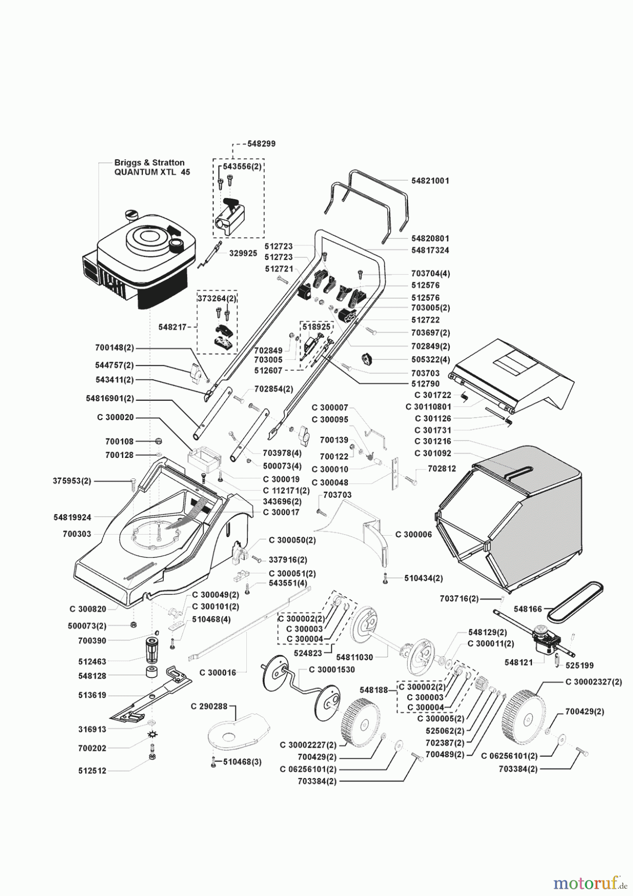  AL-KO Gartentechnik Benzinrasenmäher Saturn 46 BR  01/1997 Seite 1