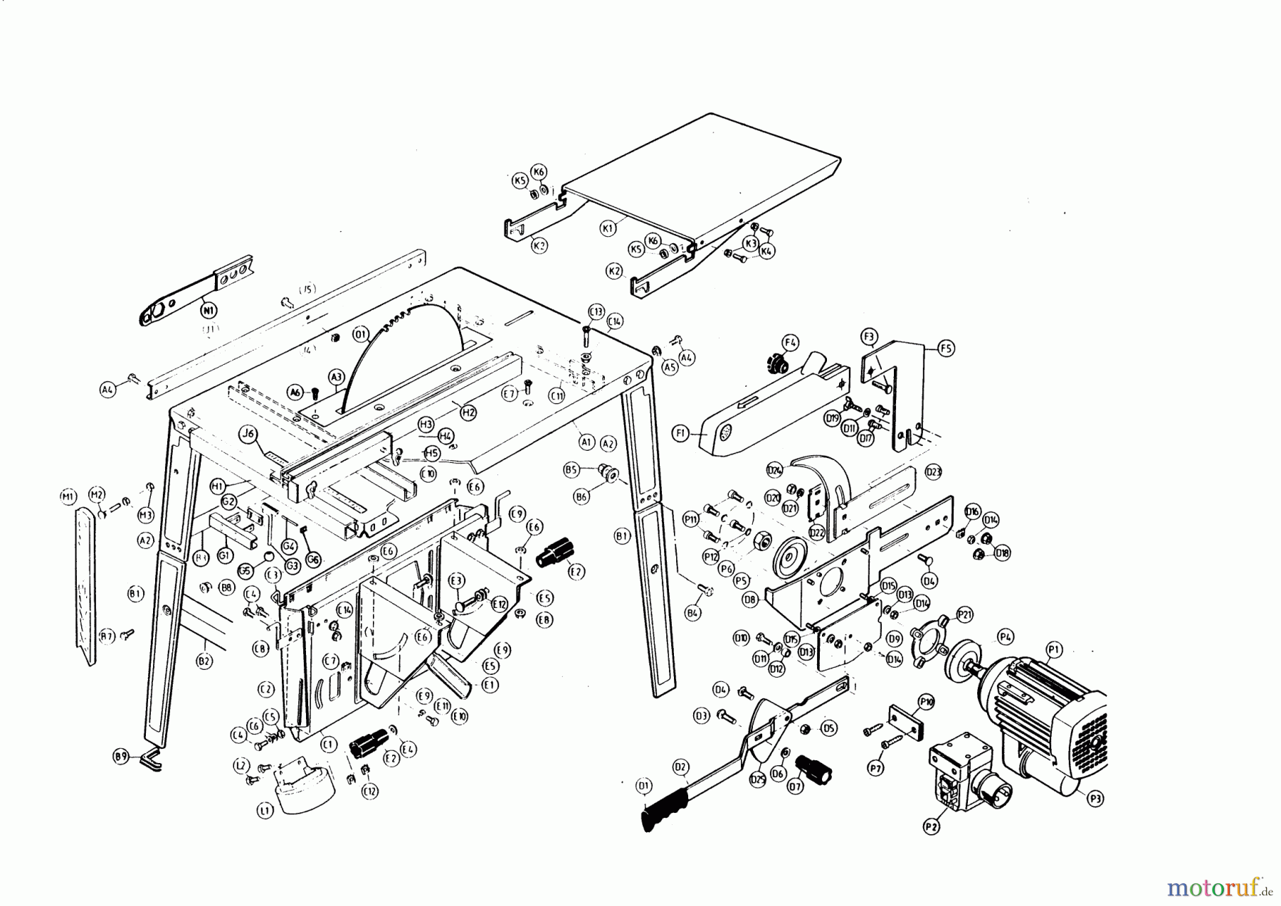  AL-KO Heimwerkertechnik Tischkreissägen NHS 2,5 / 220V Seite 1