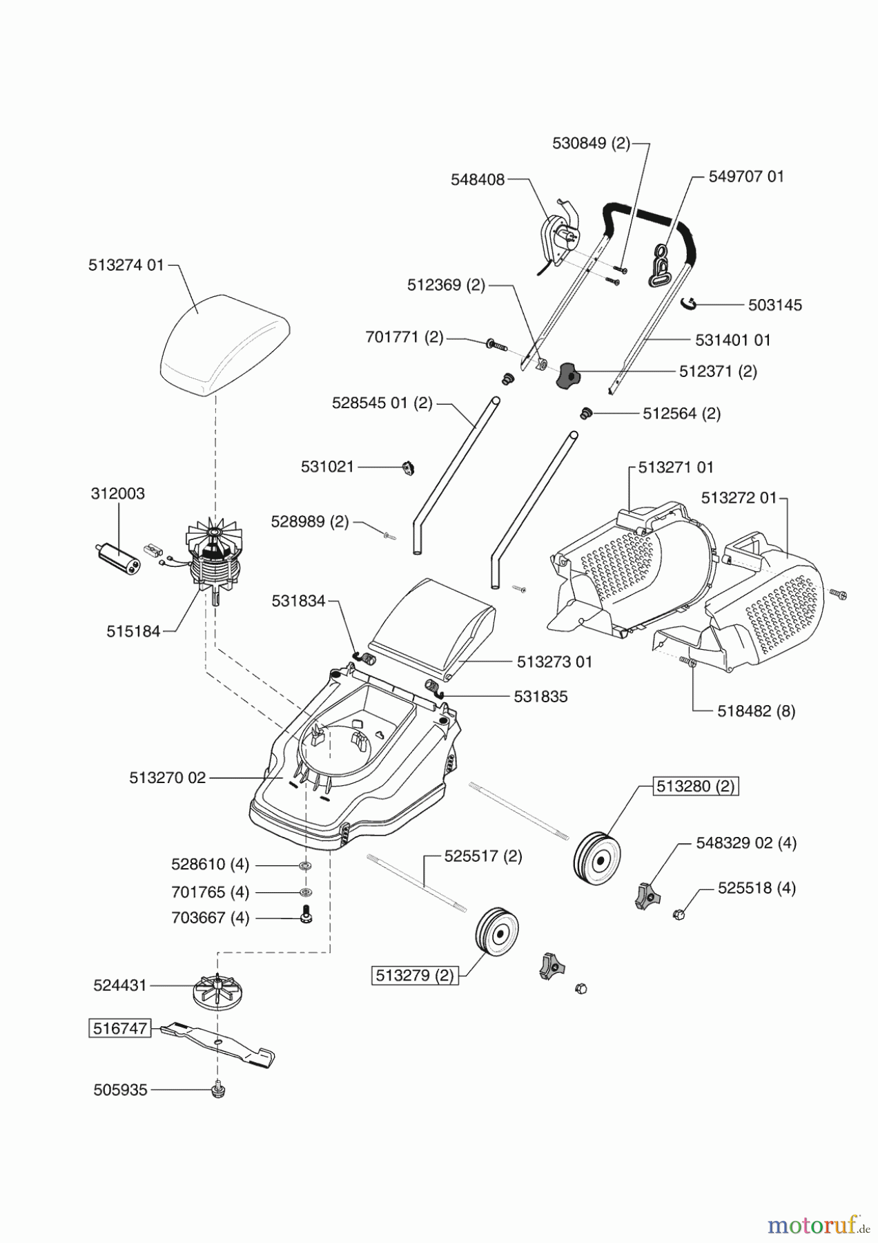  AL-KO Gartentechnik Elektrorasenmäher Classic 32 E  ab 10/2001 Seite 1