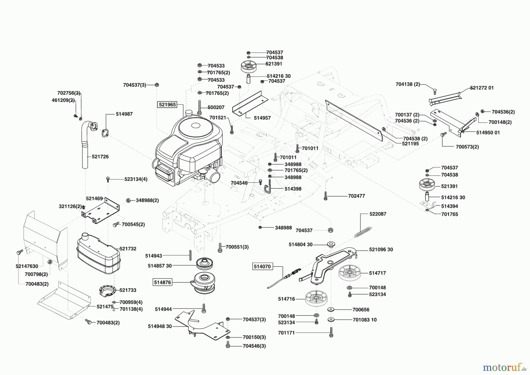  Concord Gartentechnik Rasentraktor T15-102 HD MASPORT Seite 4