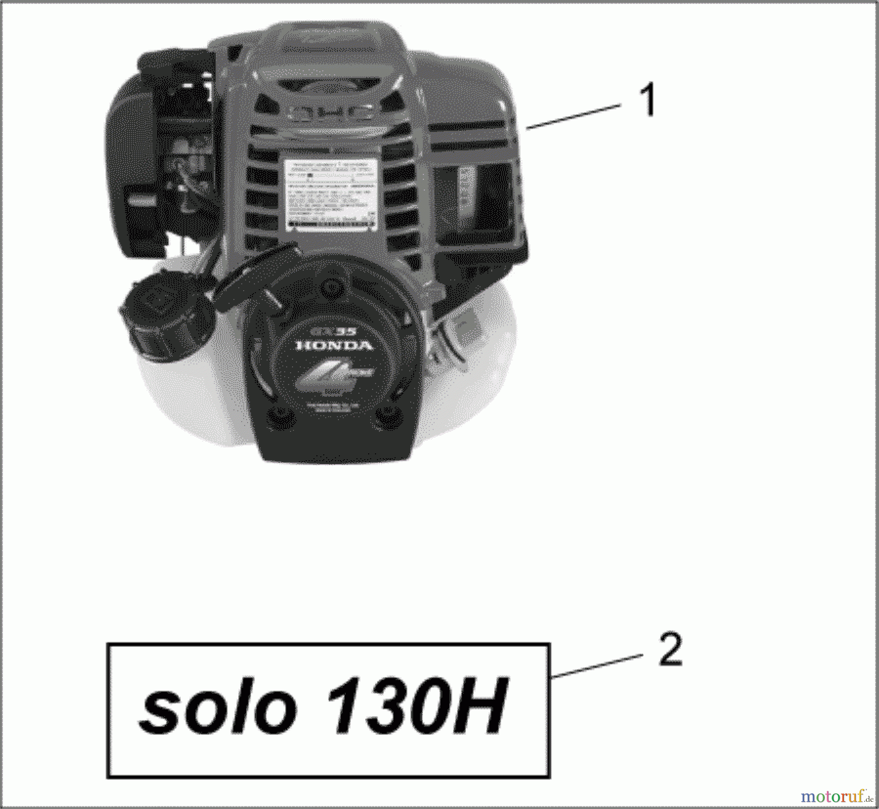  Solo by AL-KO Gartentechnik Motorsensen 130 H S.Nr. 7938 ->;  52007 Druck 9 130 702 ab 05/2007 [SN: S.Nr. 7938 ->;  52007 Druck 9 130 702] Seite 1