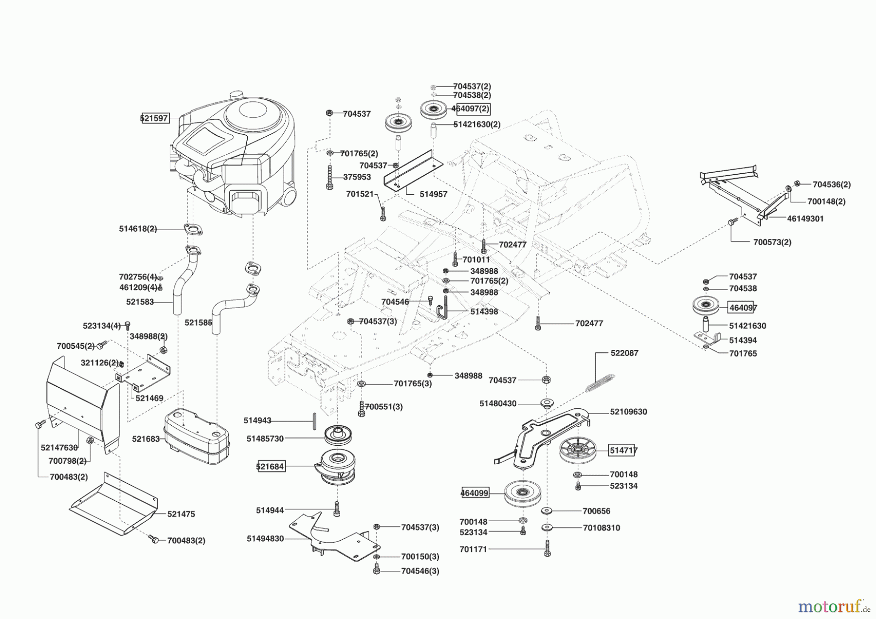  Concord Gartentechnik Rasentraktor T20-102 HDE Seite 4