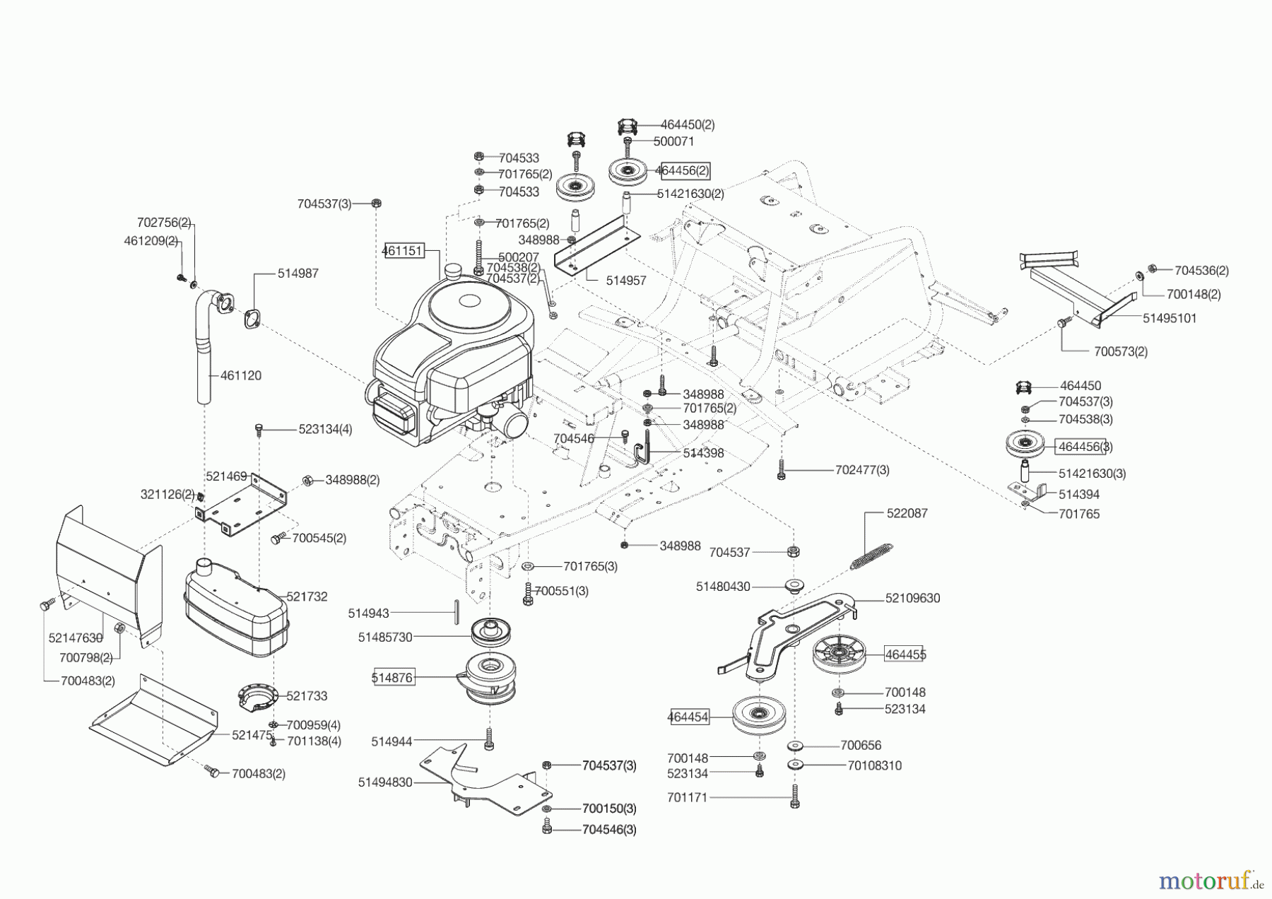  Powerline Gartentechnik Rasentraktor T 13-92 Edition Seite 4