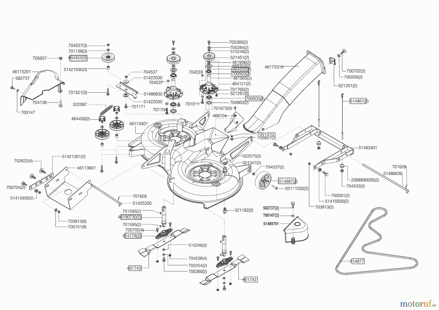  AL-KO Gartentechnik Rasentraktor Comfort T 954 HD-A  ab 03/2015 Seite 5
