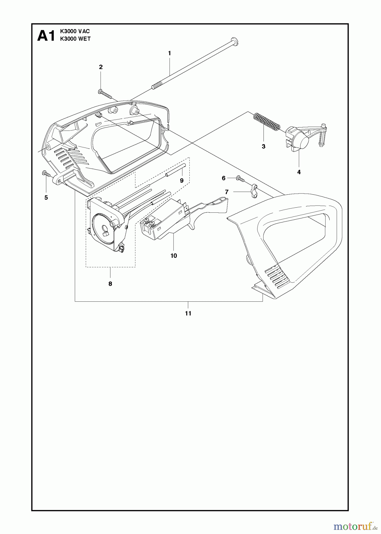  Trennschneider, Cut-Off K3000 VAC, 2012-01 HANDLE