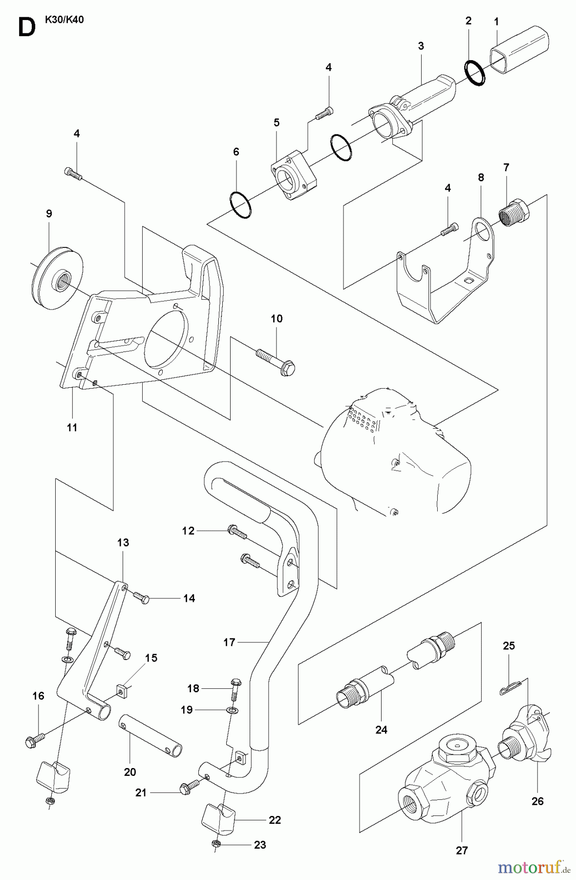  Trennschneider, Cut-Off K40, 2007-01 HANDLE