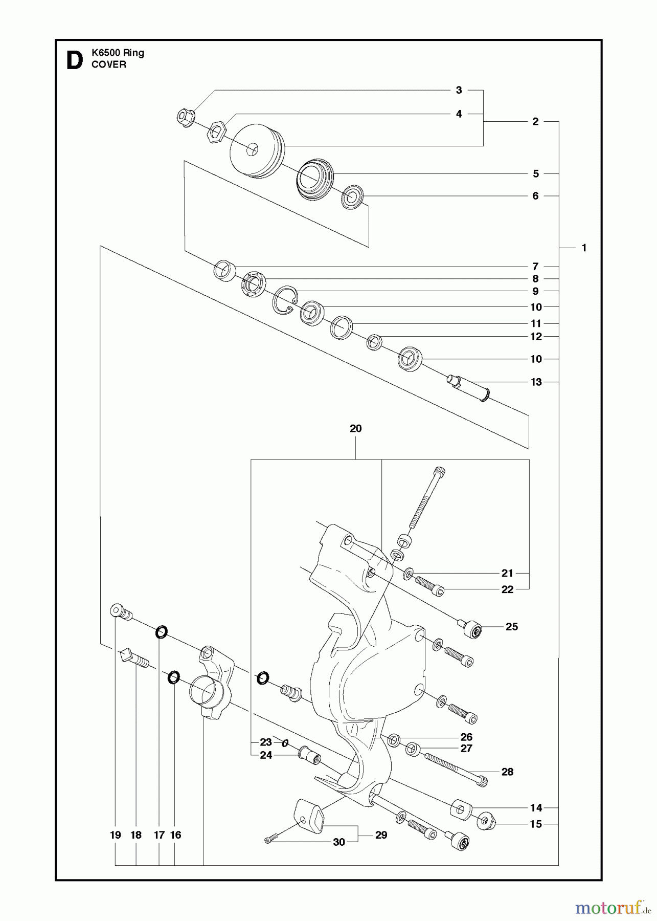  Trennschneider, Cut-Off K6500 RING, 2013-09 COVER