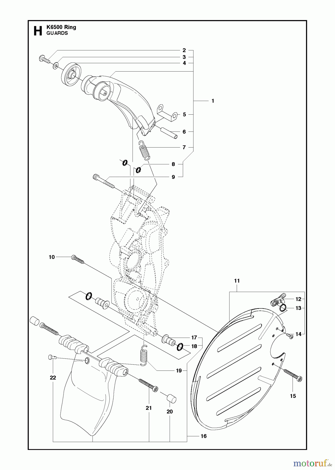  Trennschneider, Cut-Off K6500 RING, 2013-09 GUARDS