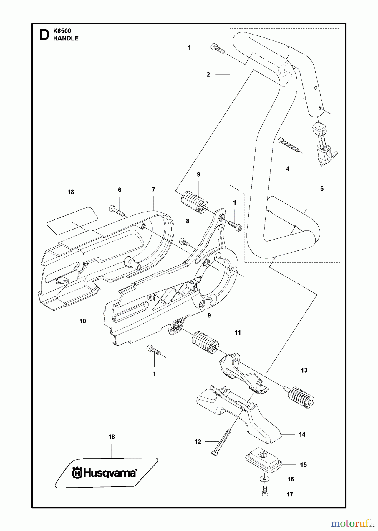  Trennschneider, Cut-Off K6500, 2012-10 HANDLE