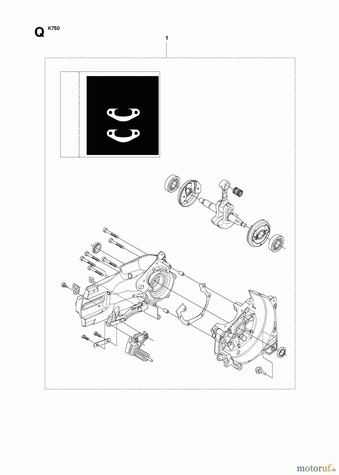  Trennschneider, Cut-Off K750, 544936207, 2010-02 SHORT BLOCK #1