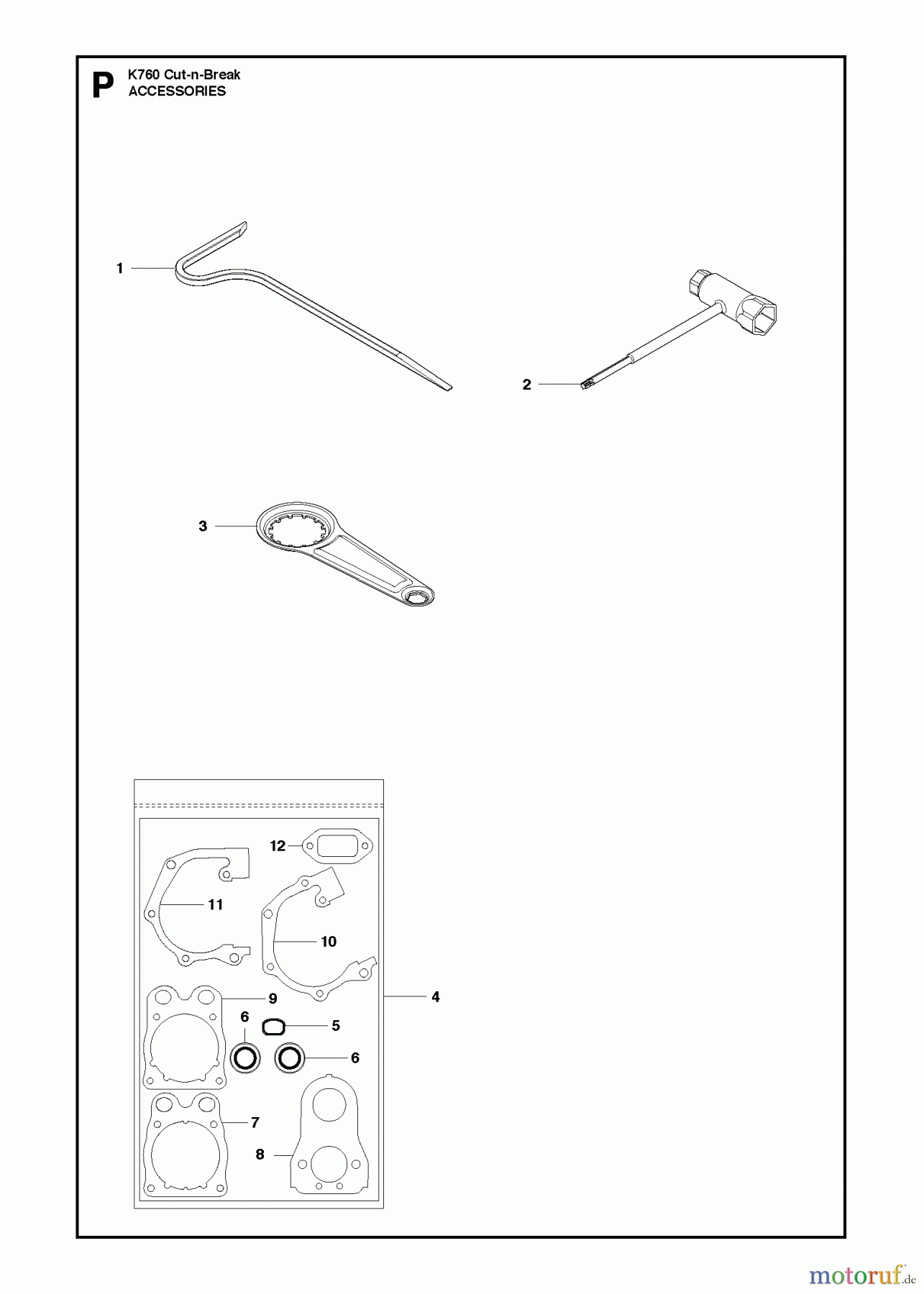  Trennschneider, Cut-Off K760 CUT-N-BREAK, 2013-06 ACCESSORIES