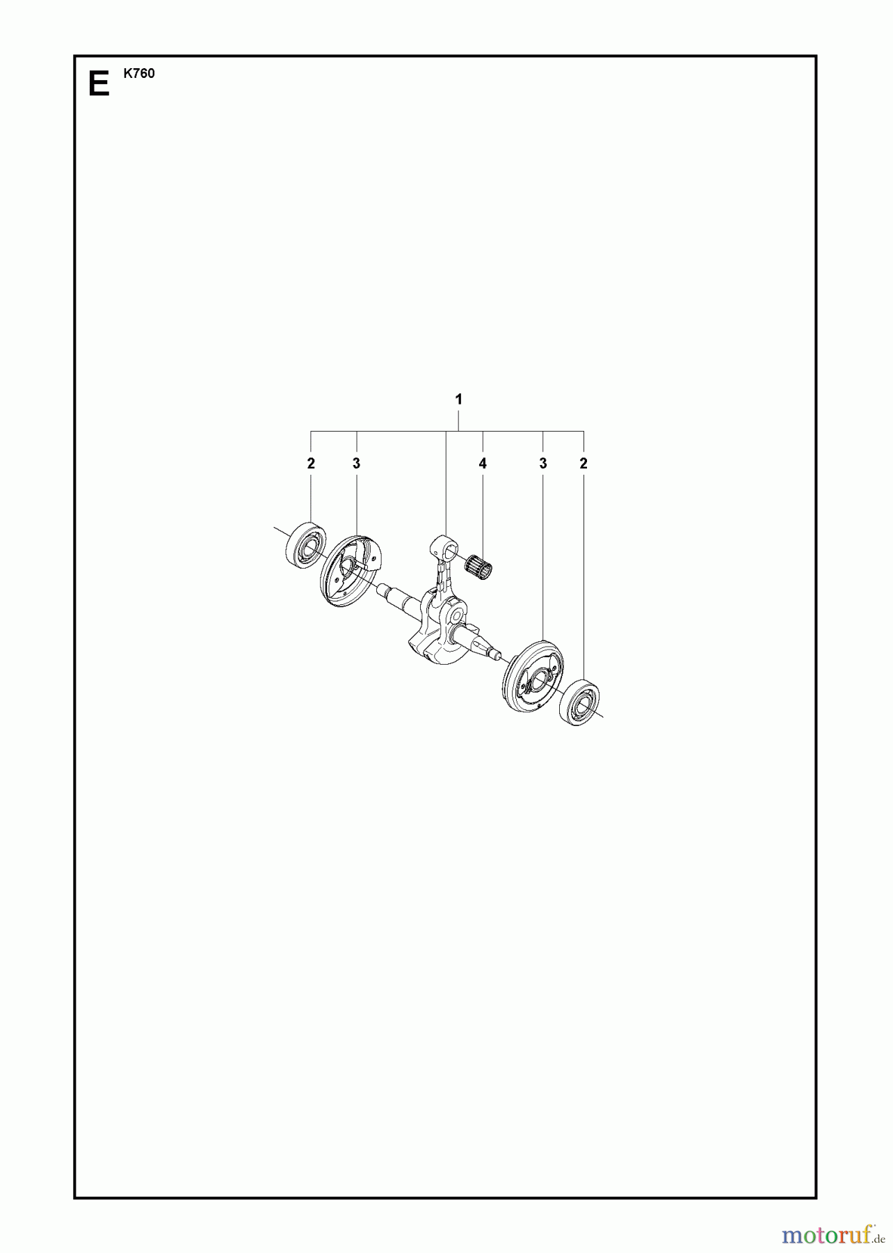  Trennschneider, Cut-Off K760, 2011-08 CRANKSHAFT