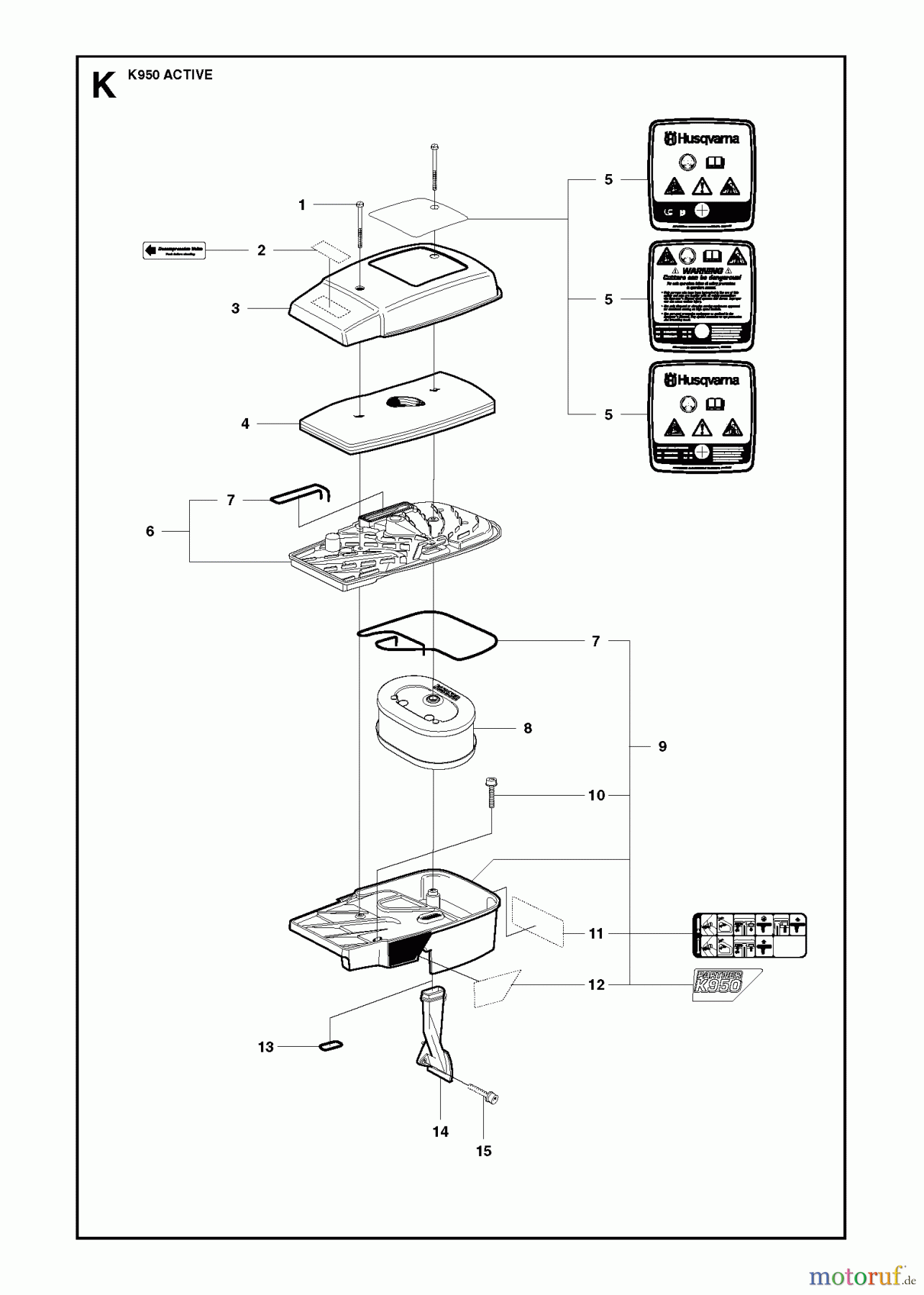  Trennschneider, Cut-Off K950, 2007-01 CYLINDER COVER