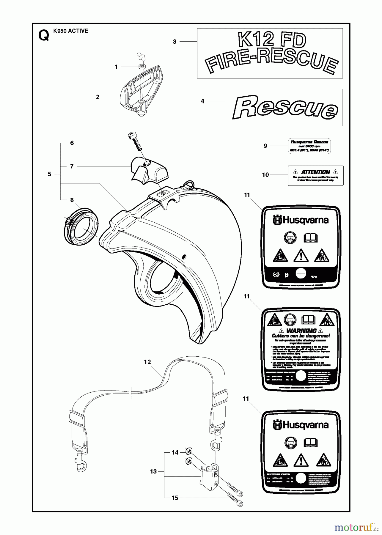  Trennschneider, Cut-Off K950, 2007-01 RESCUE