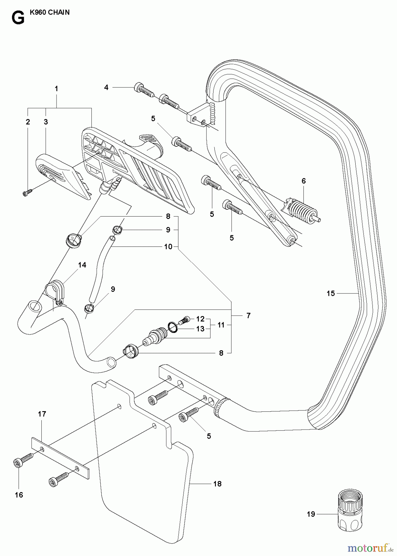  Trennschneider, Cut-Off K960 Chain, 2008-03 HANDLE