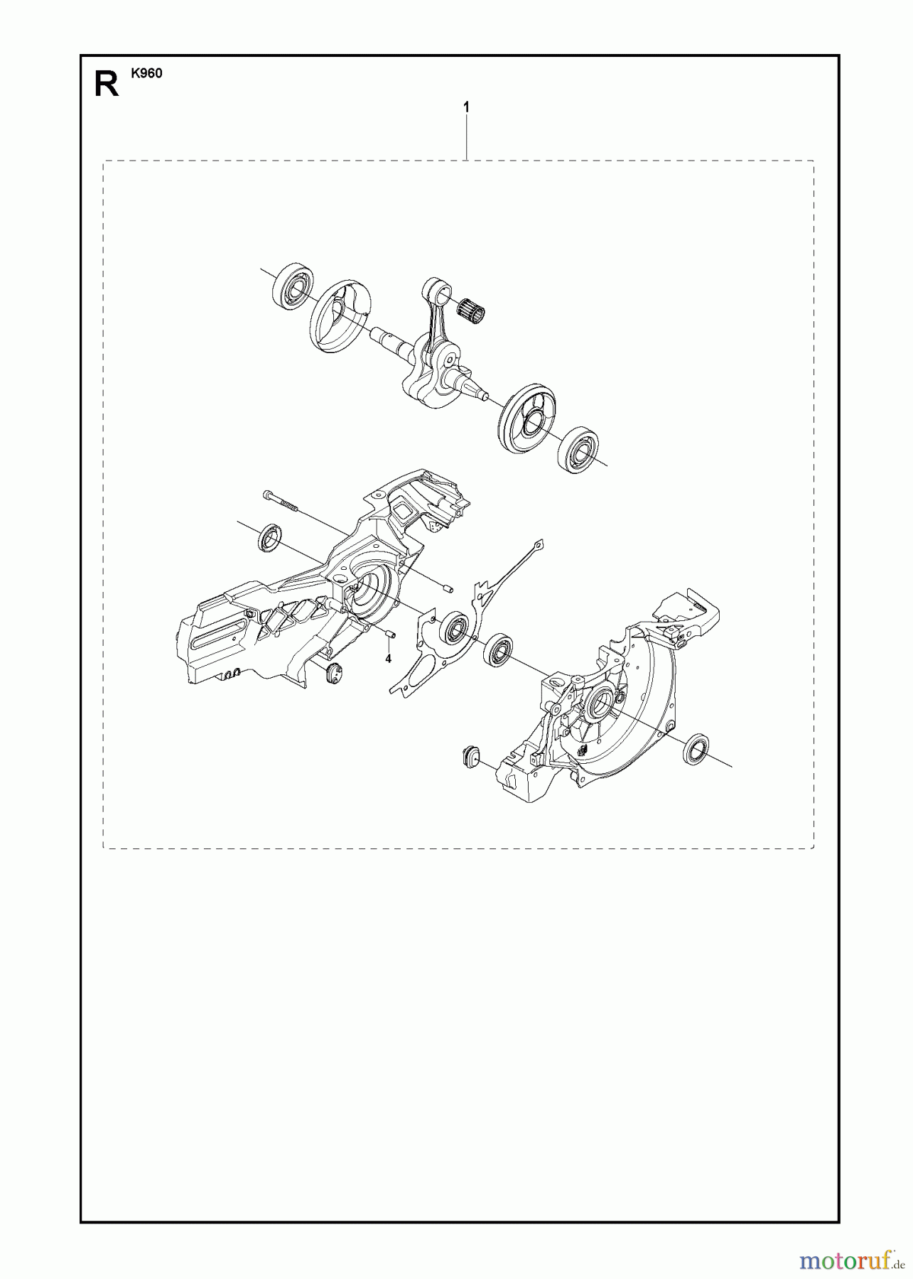  Trennschneider, Cut-Off K960 RESCUE, 2007-07 CRANKCASE #2