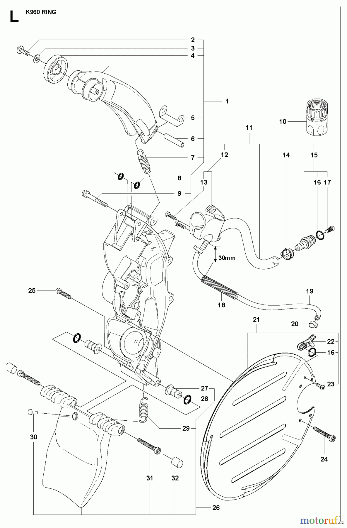  Trennschneider, Cut-Off K960 Ring, 2008-03 GUARDS