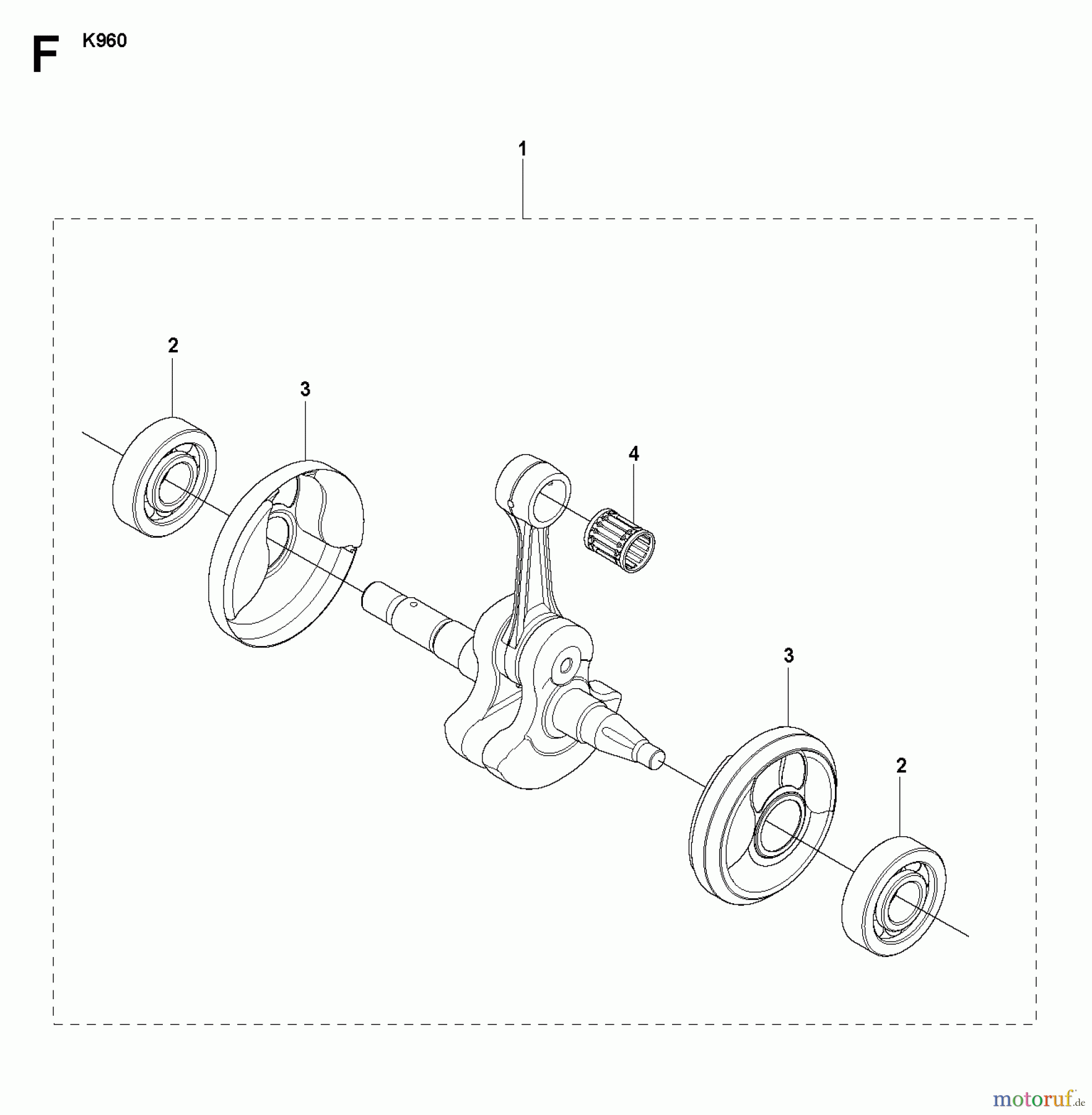  Trennschneider, Cut-Off K960, 2007-10 CRANKSHAFT