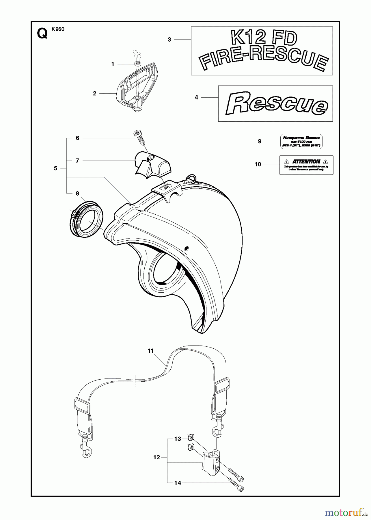  Trennschneider, Cut-Off K960, 2008-12 RESCUE