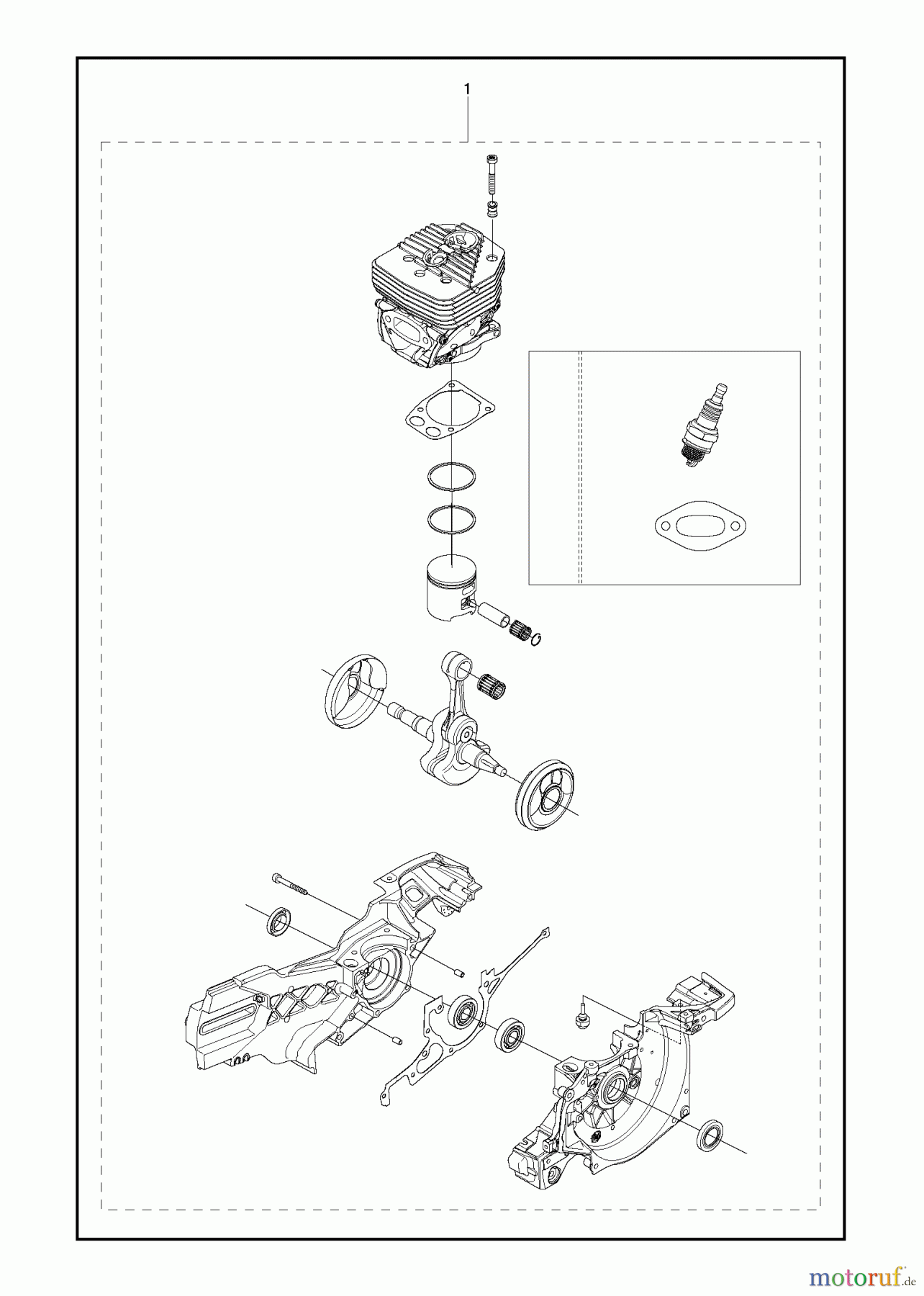  Trennschneider, Cut-Off K970 II, 2014-02 ENGINE KIT