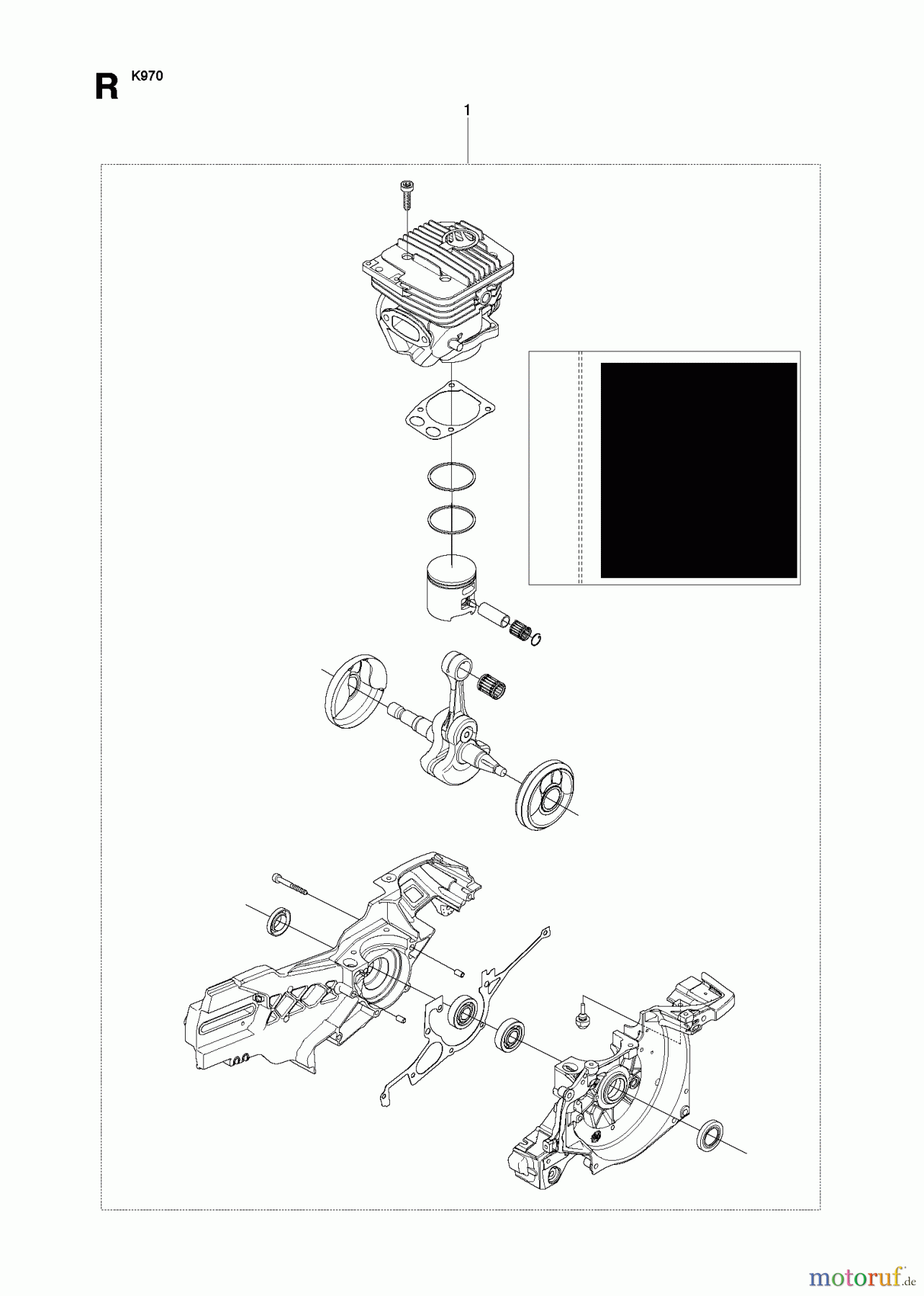  Trennschneider, Cut-Off K970, K970 RESCUE, 575697201, 2010-05 SHORT BLOCK