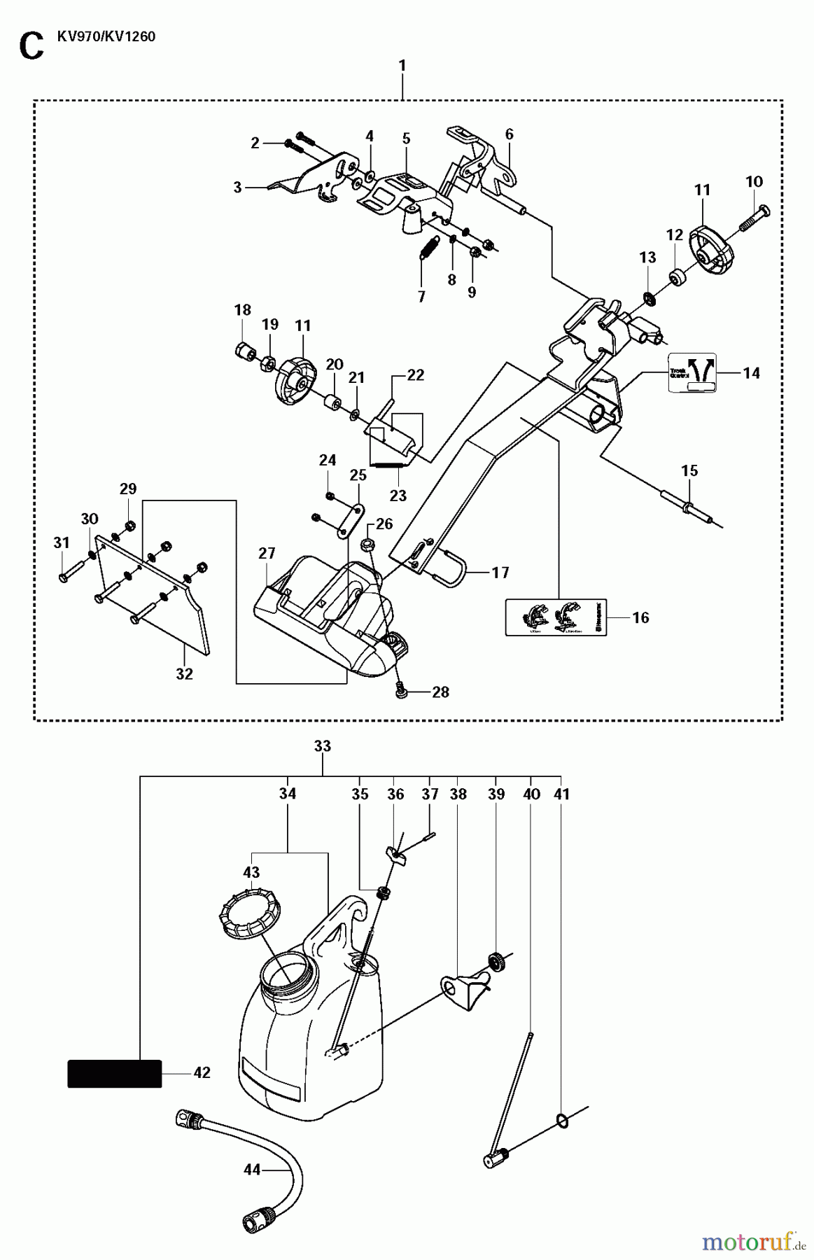  Trennschneider, Cut-Off KV 1260, 2010-03 HOLDER ASSY