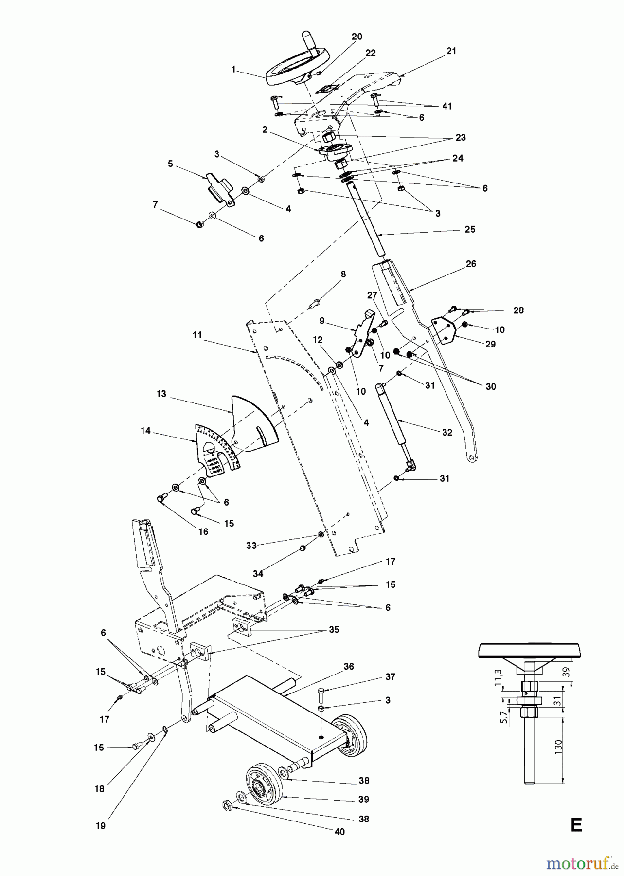  Trennschneider, Floor FS400 LV, 2013-06 HEIGHT ADJUSTMENT