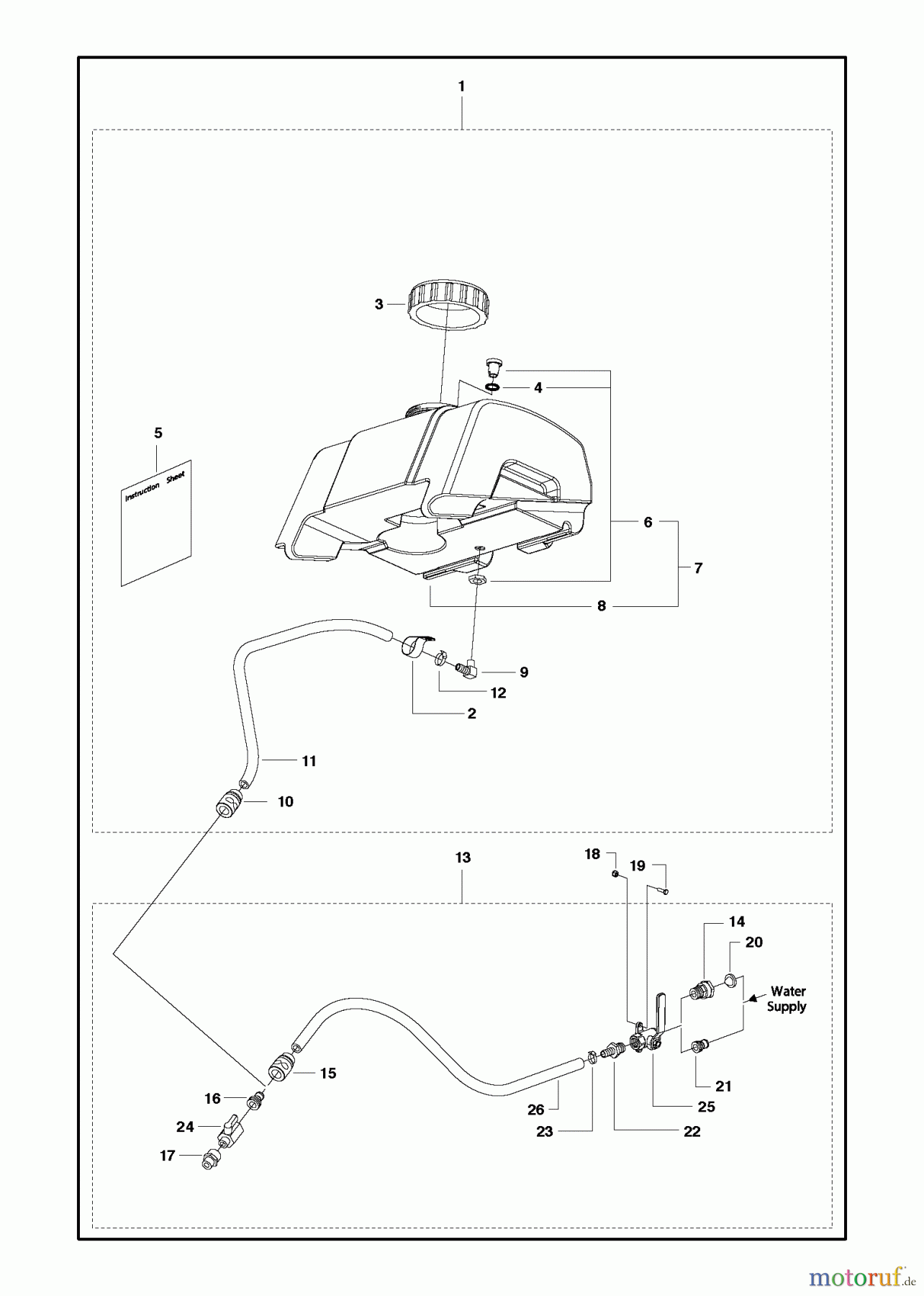 Trennschneider, Floor FS413, 2006-11 WATER SYSTEM