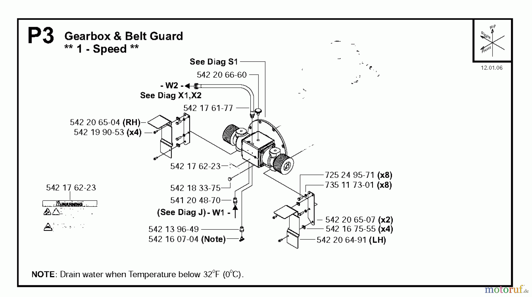  Trennschneider, Floor FS4800, 2006-44 Gearbox & Belt Guard, 1 - Speed