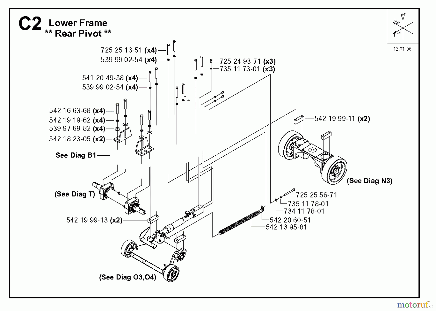  Trennschneider, Floor FS4800, 2006-44 Lower Frame #1