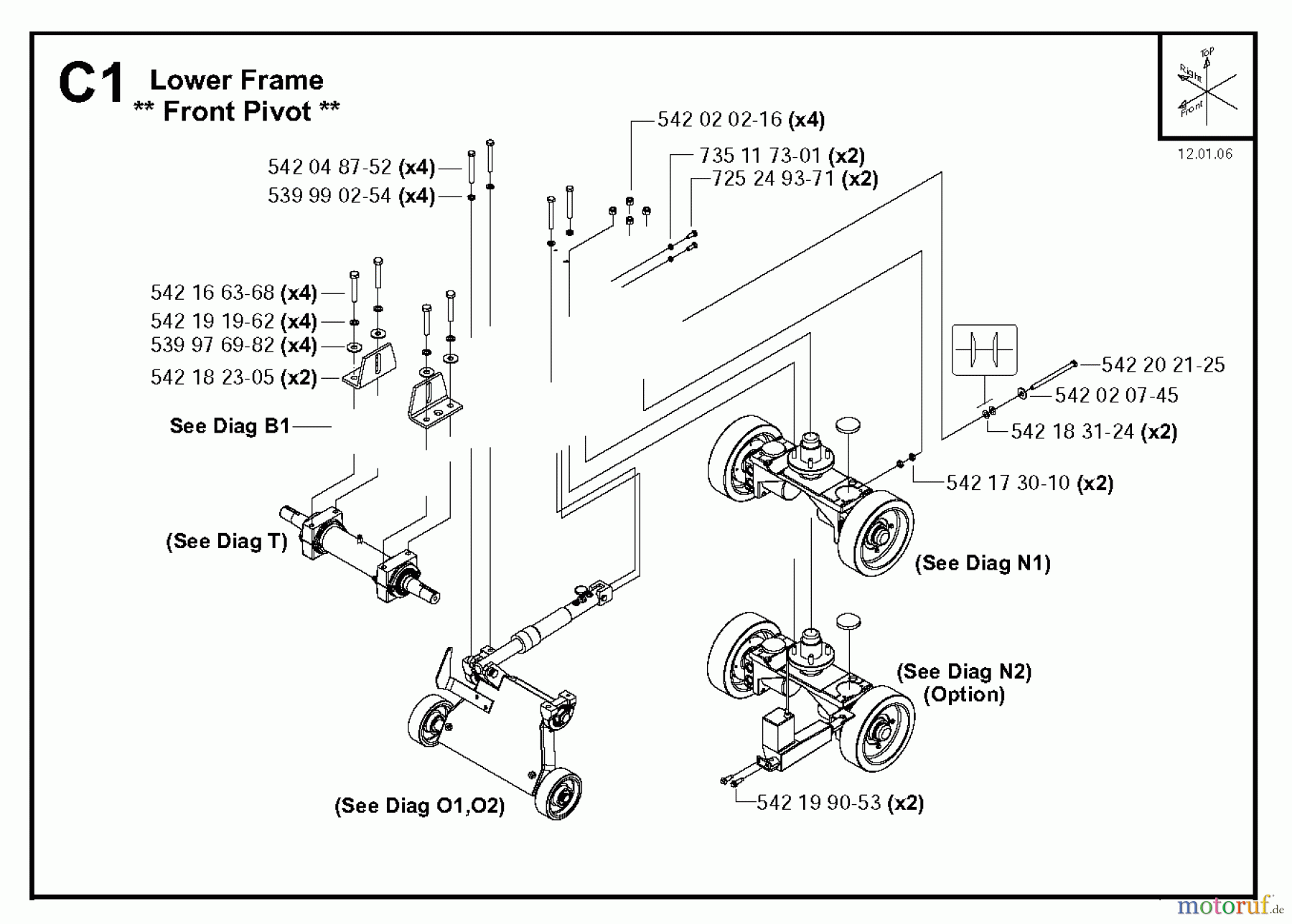  Trennschneider, Floor FS4800, 2006-44 Lower Frame #2