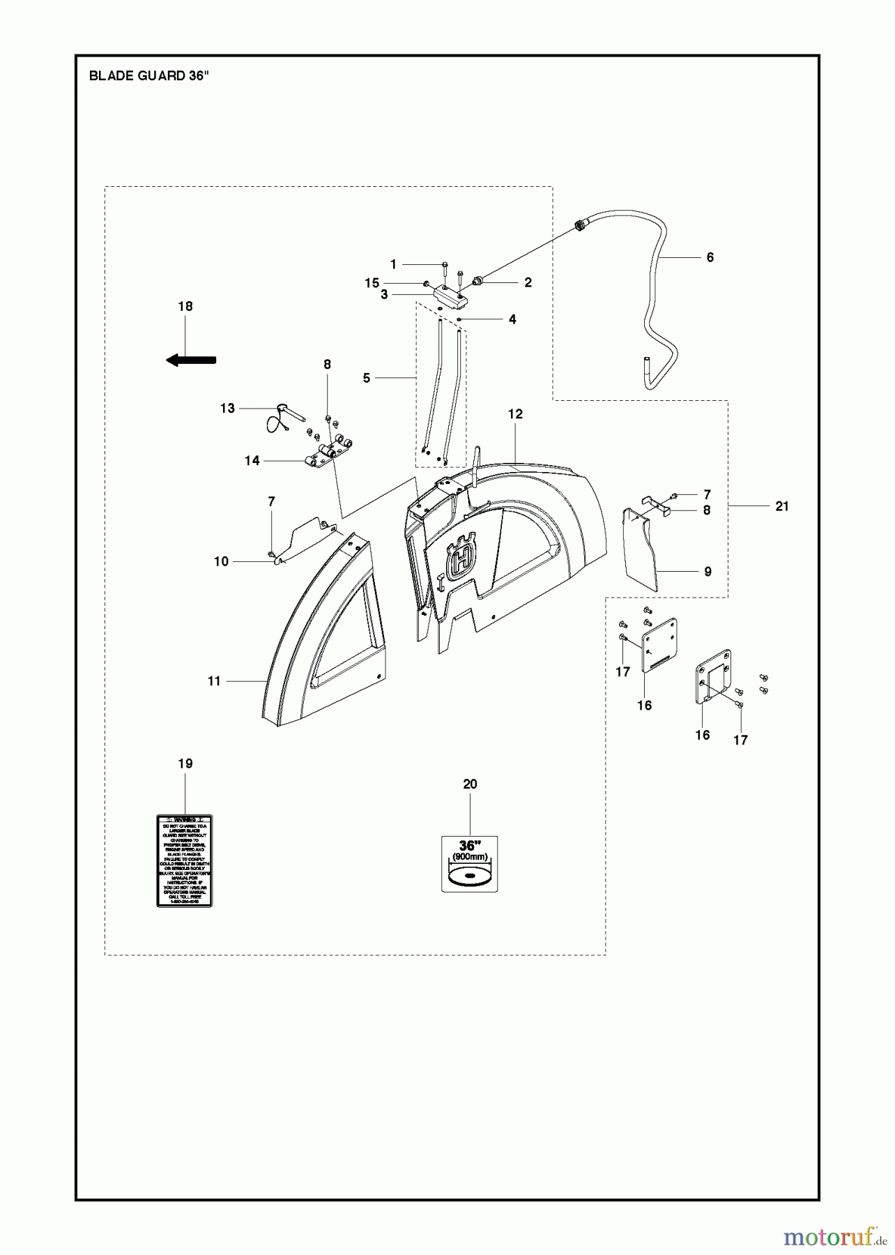  Trennschneider, Floor FS5000, 2014-05 Blade Guard - 36?