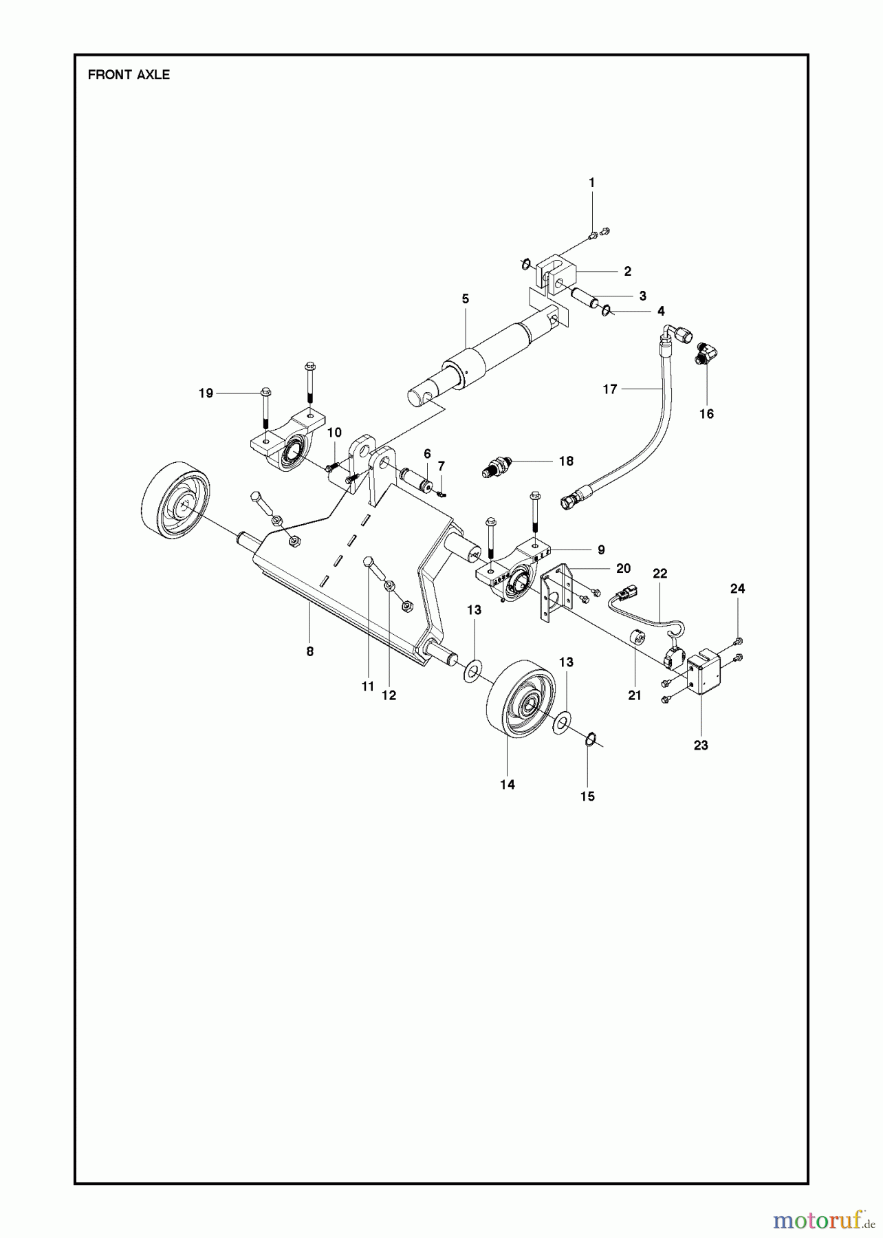  Trennschneider, Floor FS5000, 2014-05 FRONT AXEL
