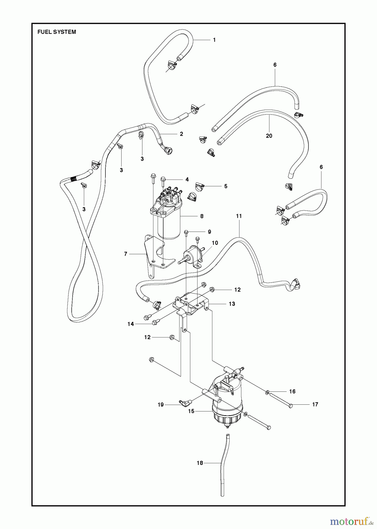  Trennschneider, Floor FS5000, 2014-05 FUEL SYSTEM