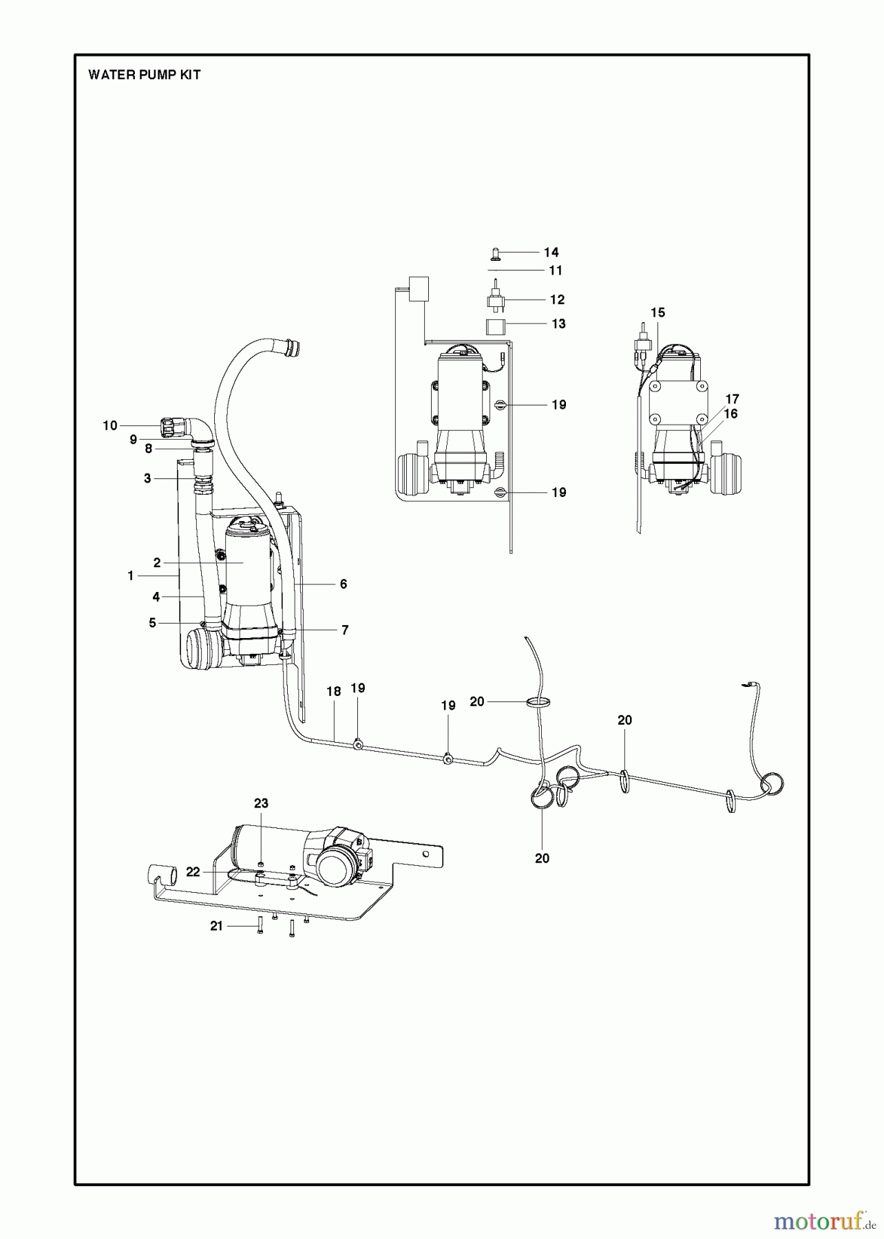  Trennschneider, Floor FS5000, 2014-05 WATER PUMP