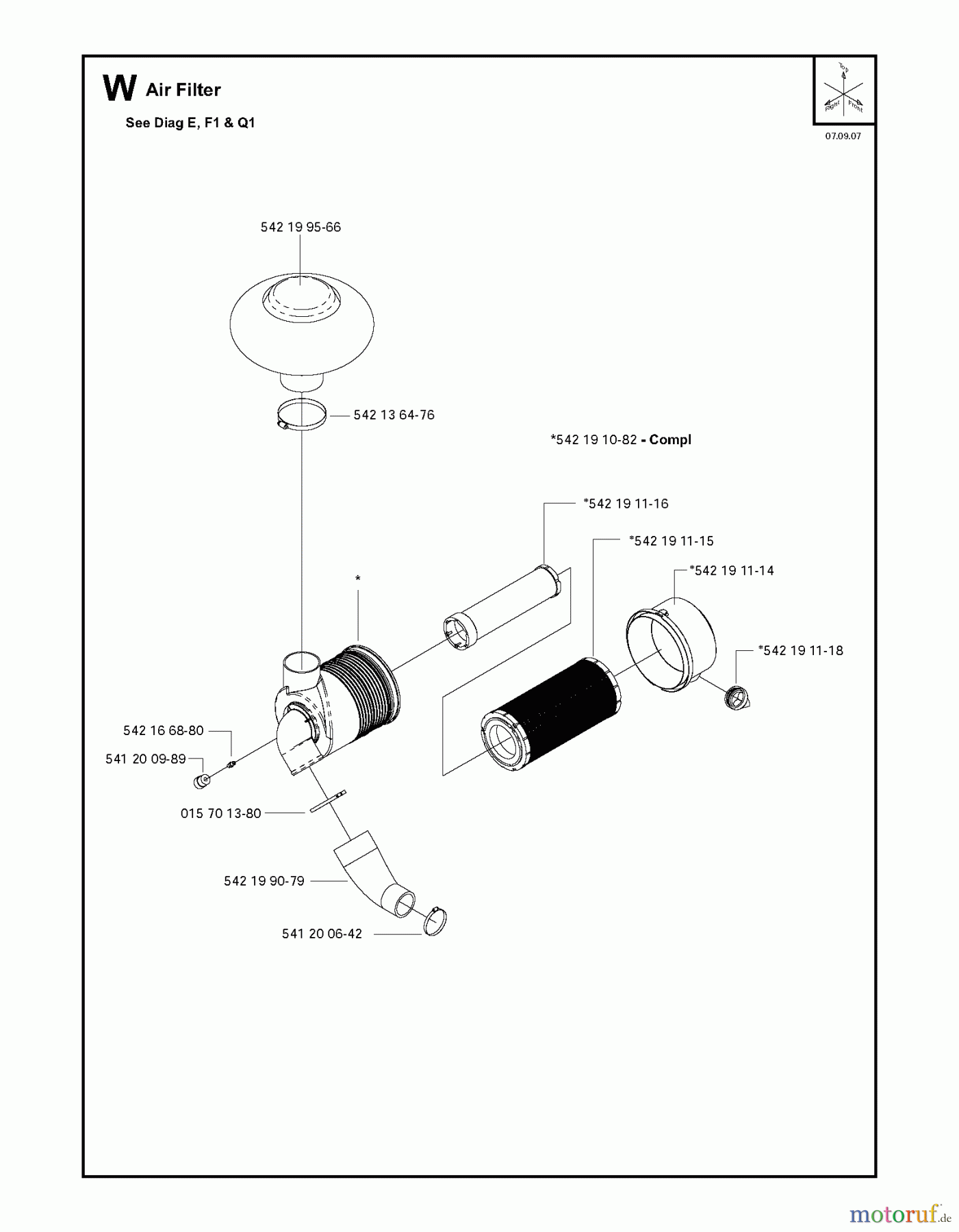  Trennschneider, Floor FS6600 D, 2008-37 Air Filter