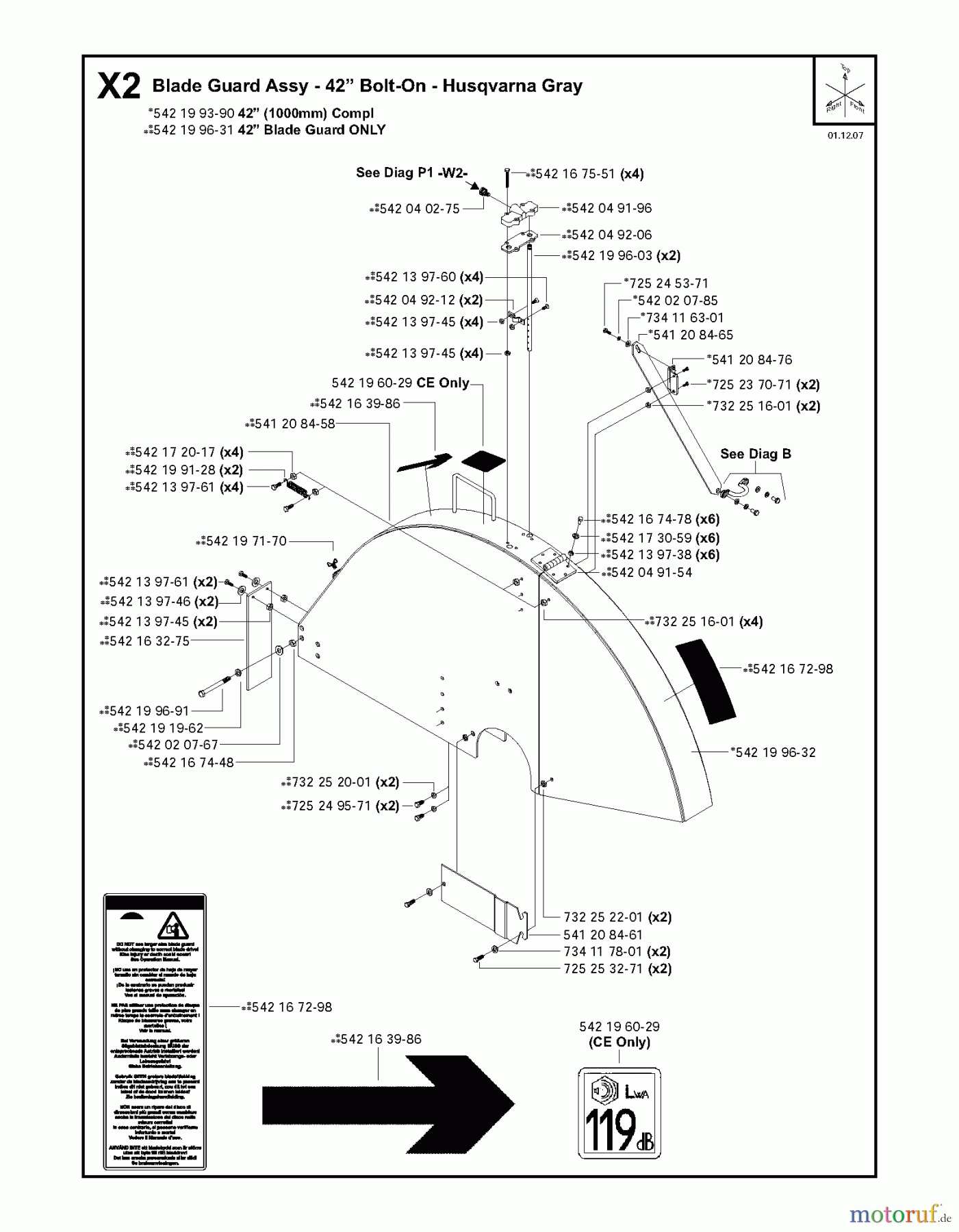  Trennschneider, Floor FS6600, 2006-44 Blade Guard Assy - 42?