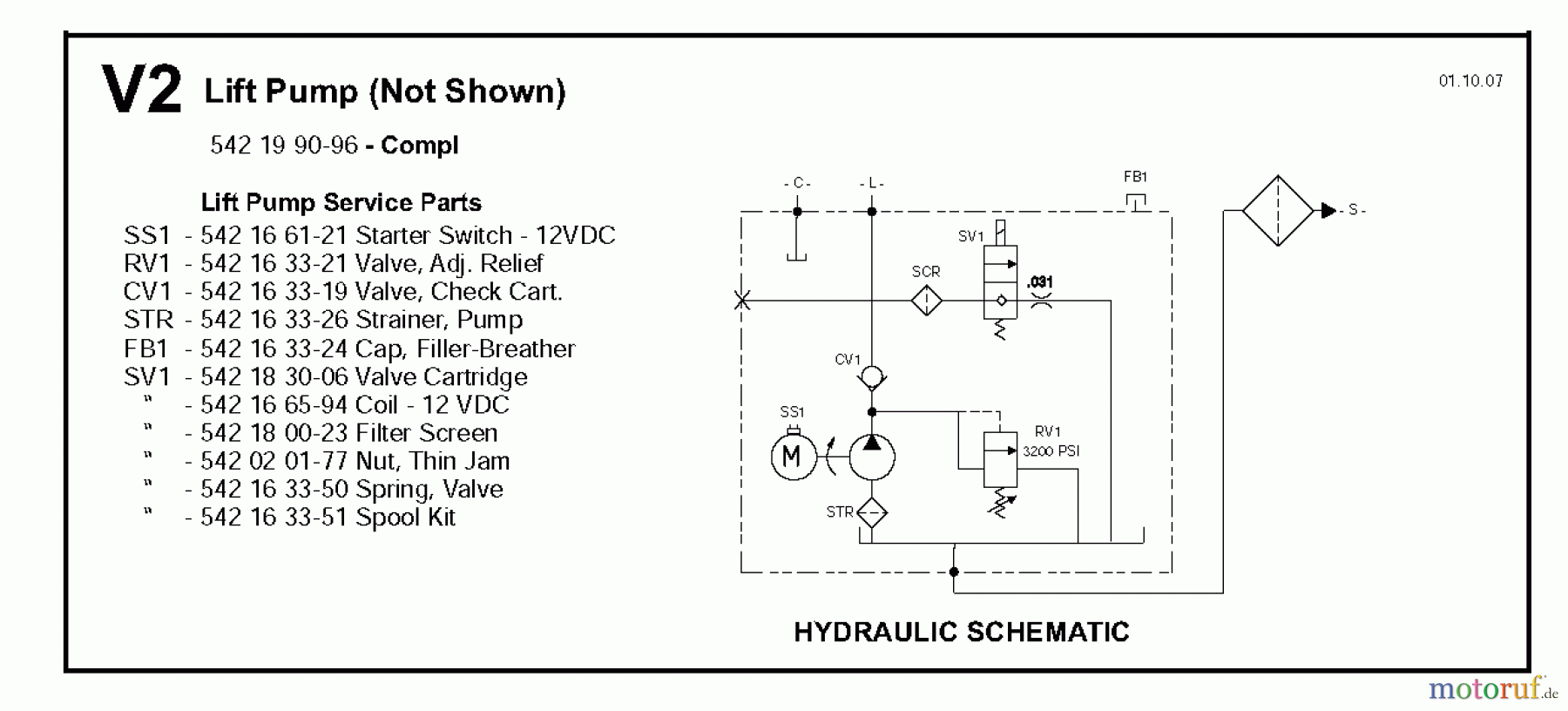  Trennschneider, Floor FS6600, 2006-44 Lift pump